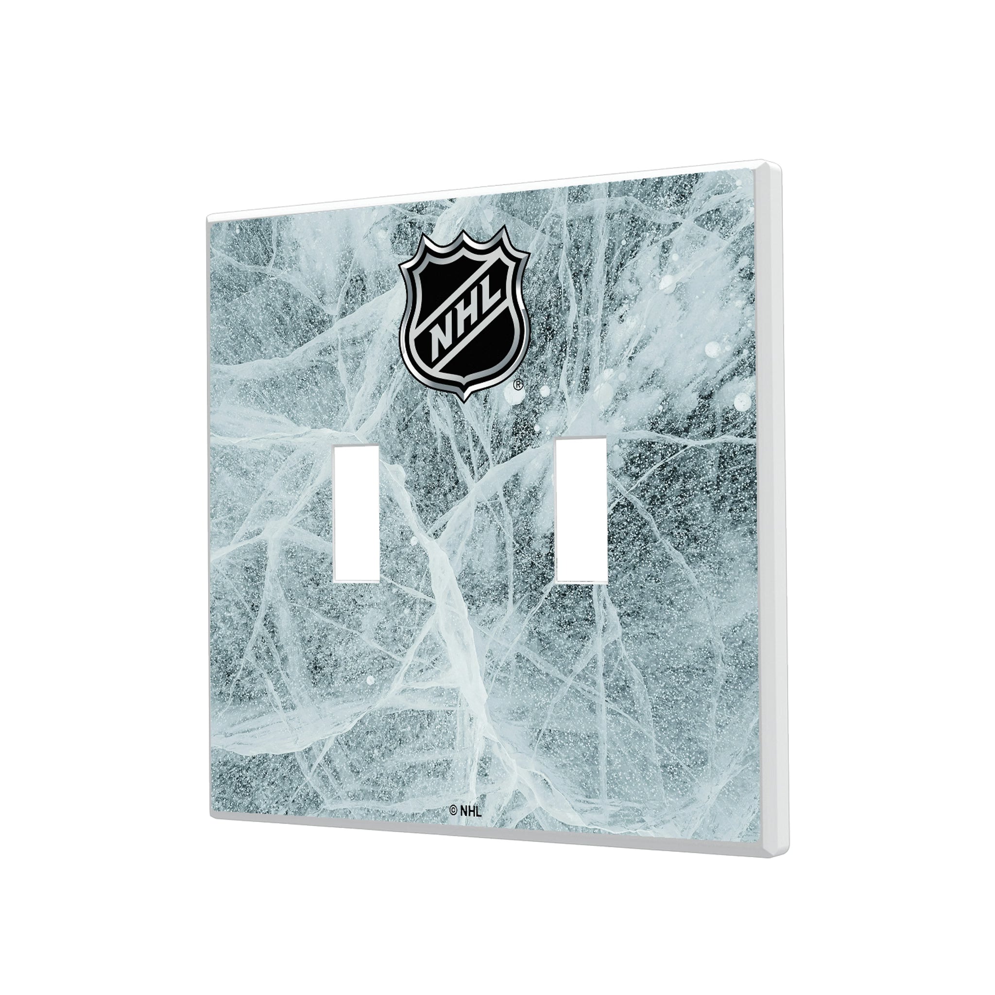 NHL BaseOne Hidden-Screw Light Switch Plate#Style_Double Toggle