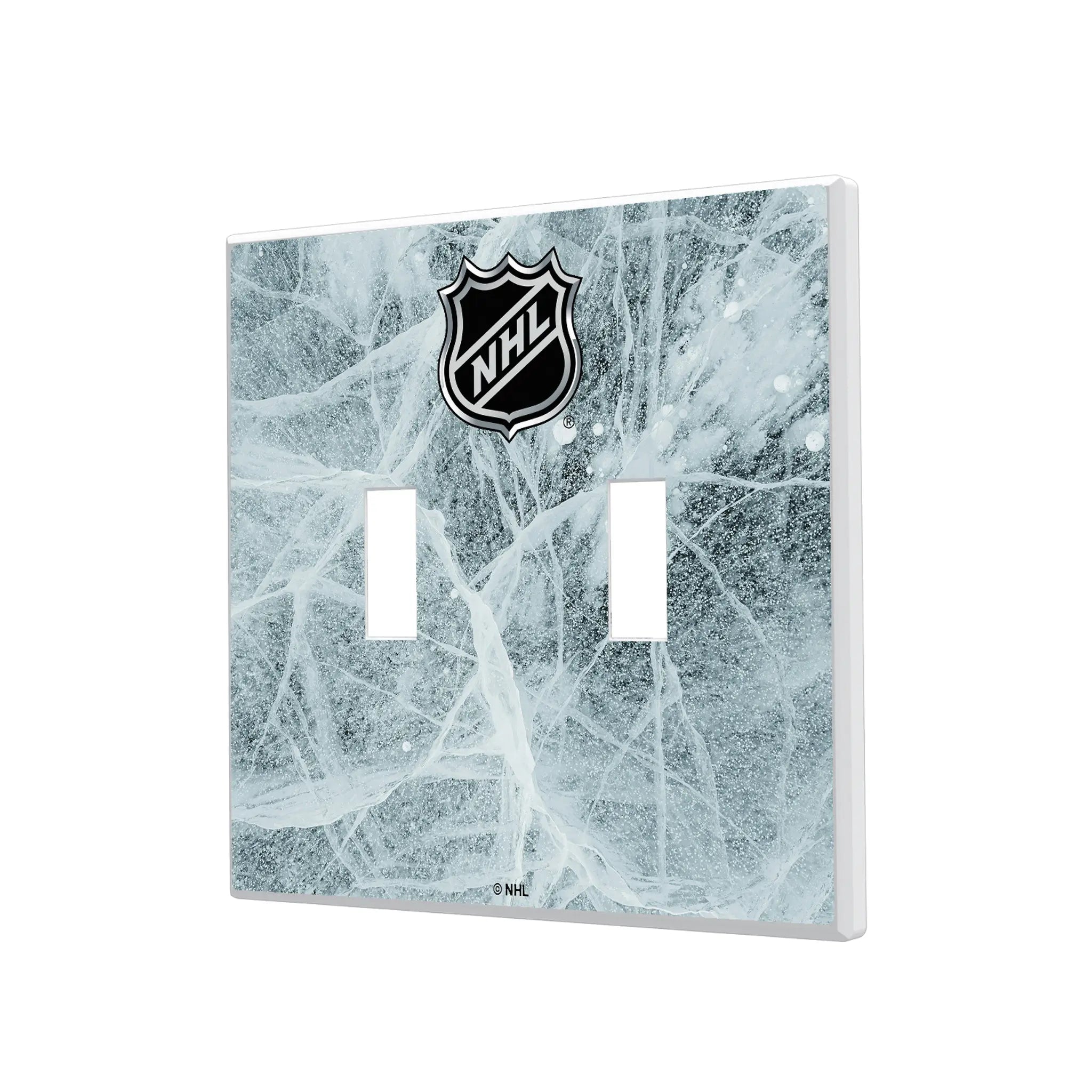 NHL BaseOne Hidden-Screw Light Switch Plate#Style_Double Toggle