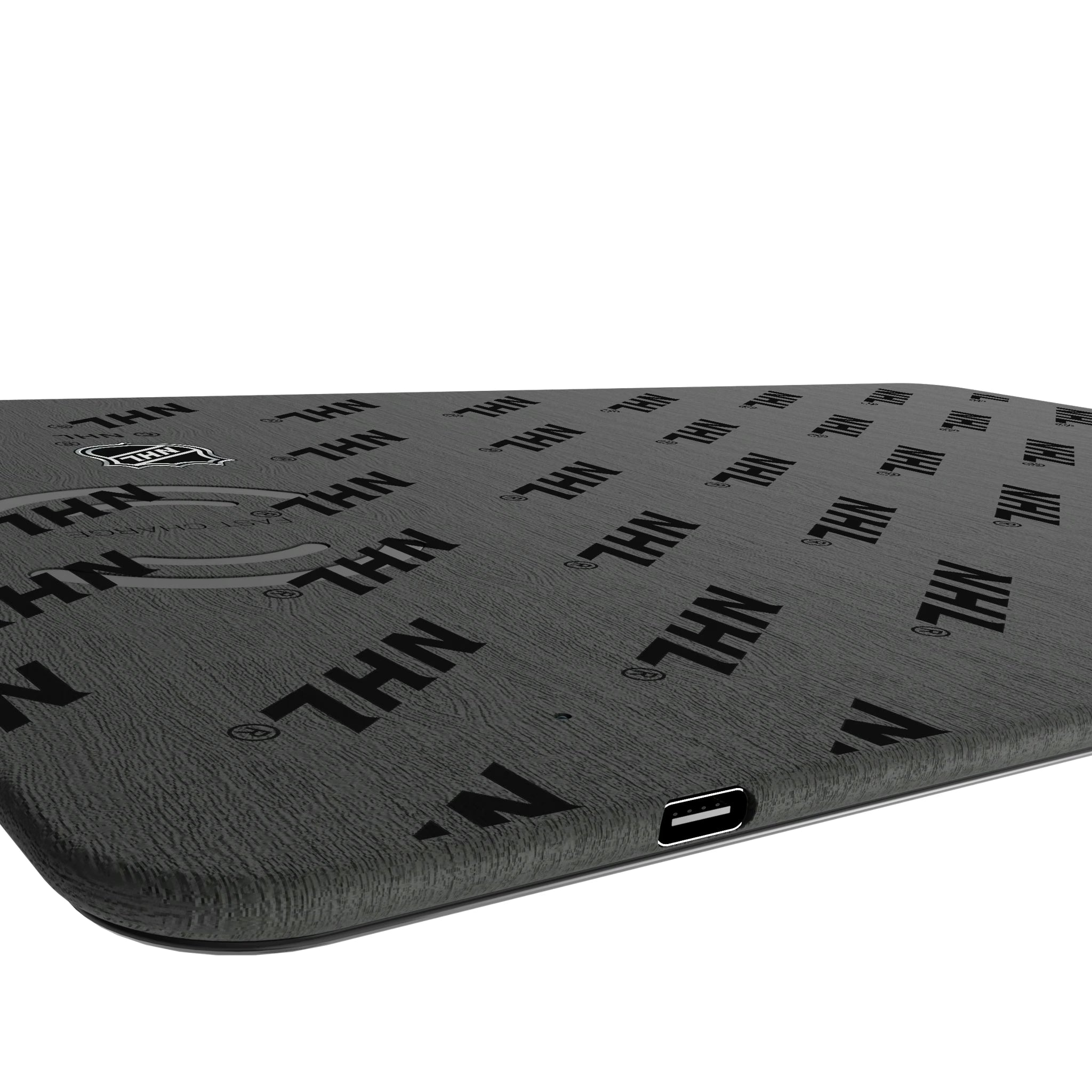 NHL Fashion Pattern 15-Watt Wireless Charger and Mouse Pad