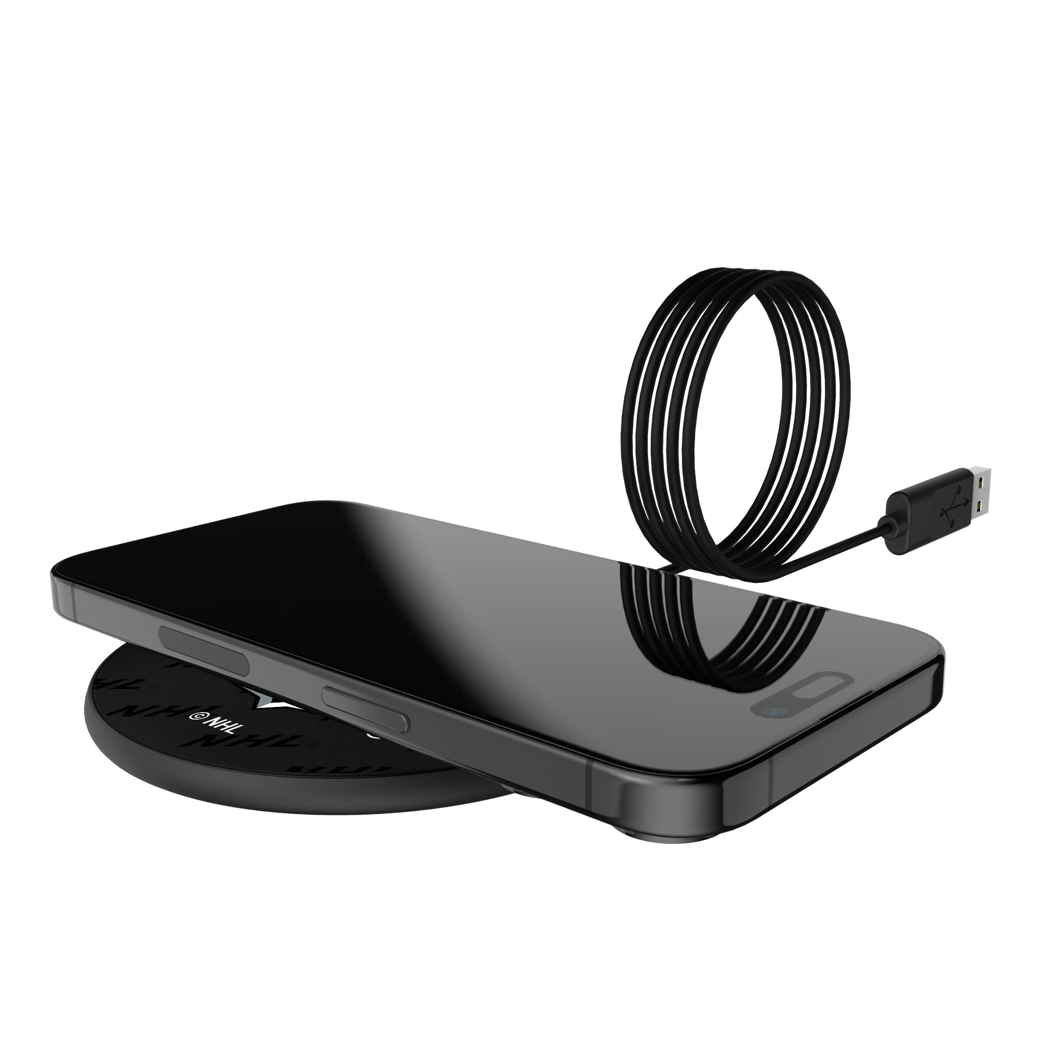 NHL Fashion Pattern 15-Watt Wireless Charger - Lifestyle