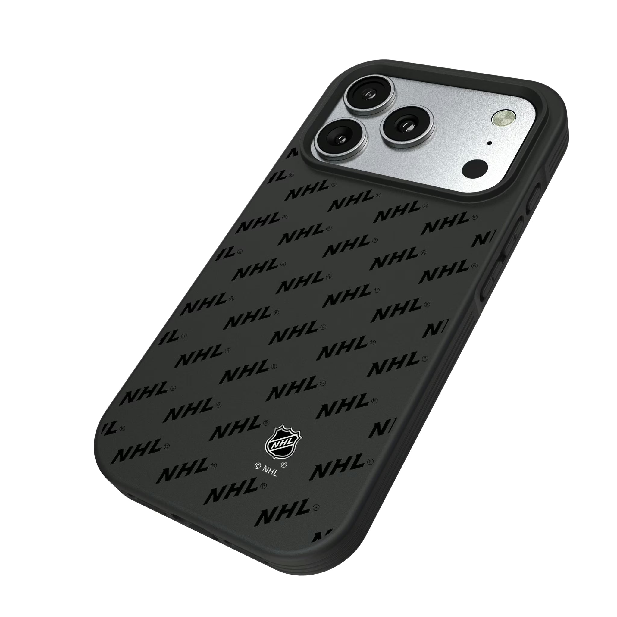 NHL Fashion Pattern iPhone Bump Phone Case for Apple iPhone - Isometric View#Device_iPhone 17 Pro