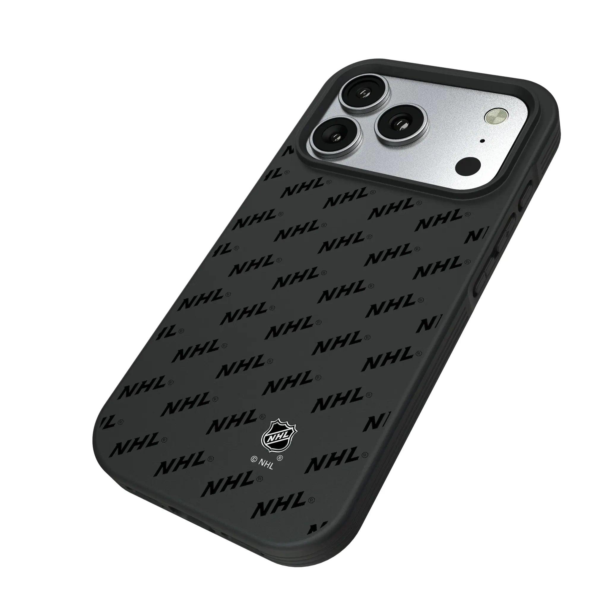 NHL Fashion Pattern iPhone Bump Phone Case for Apple iPhone - Isometric View#Device_iPhone 17 Pro
