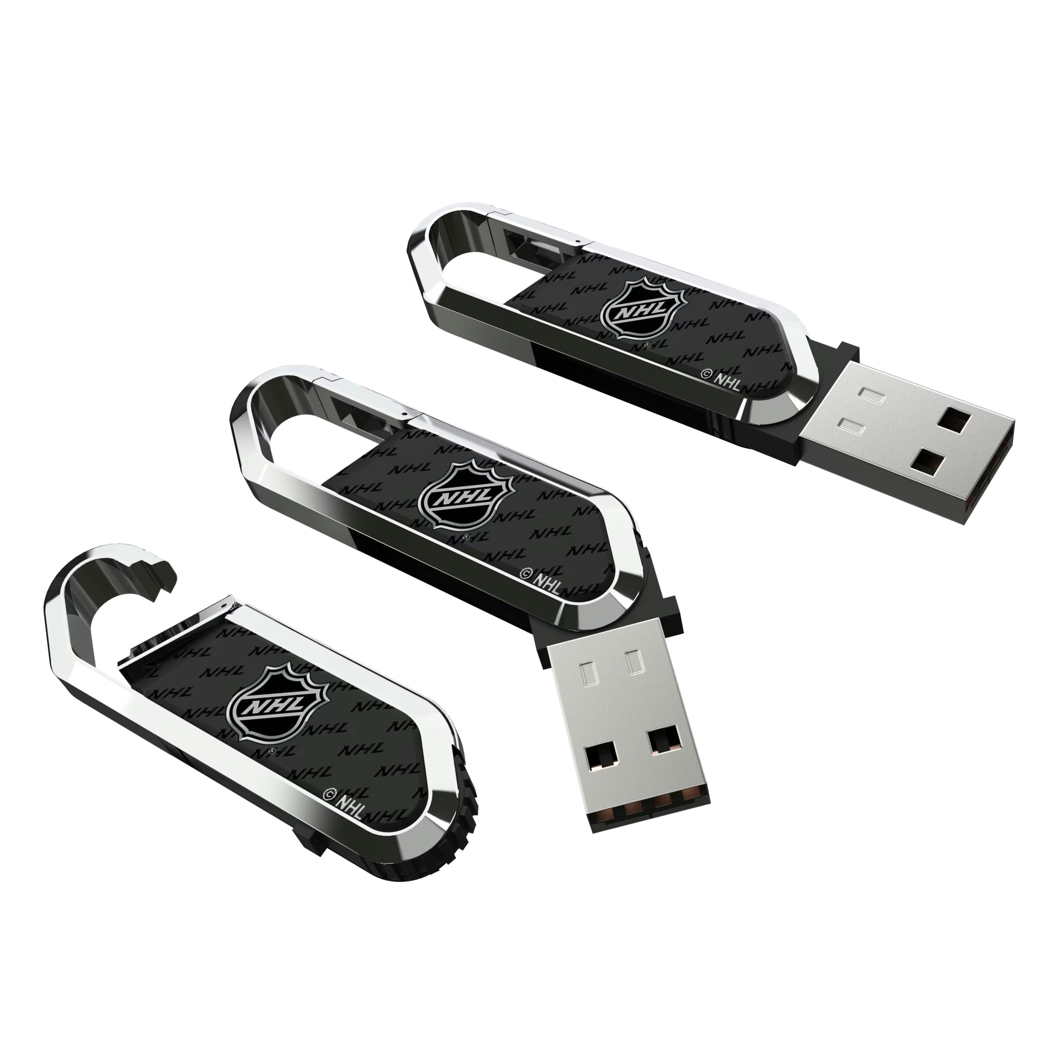 NHL Fashion Pattern USB 64GB Clip Style Flash Drive