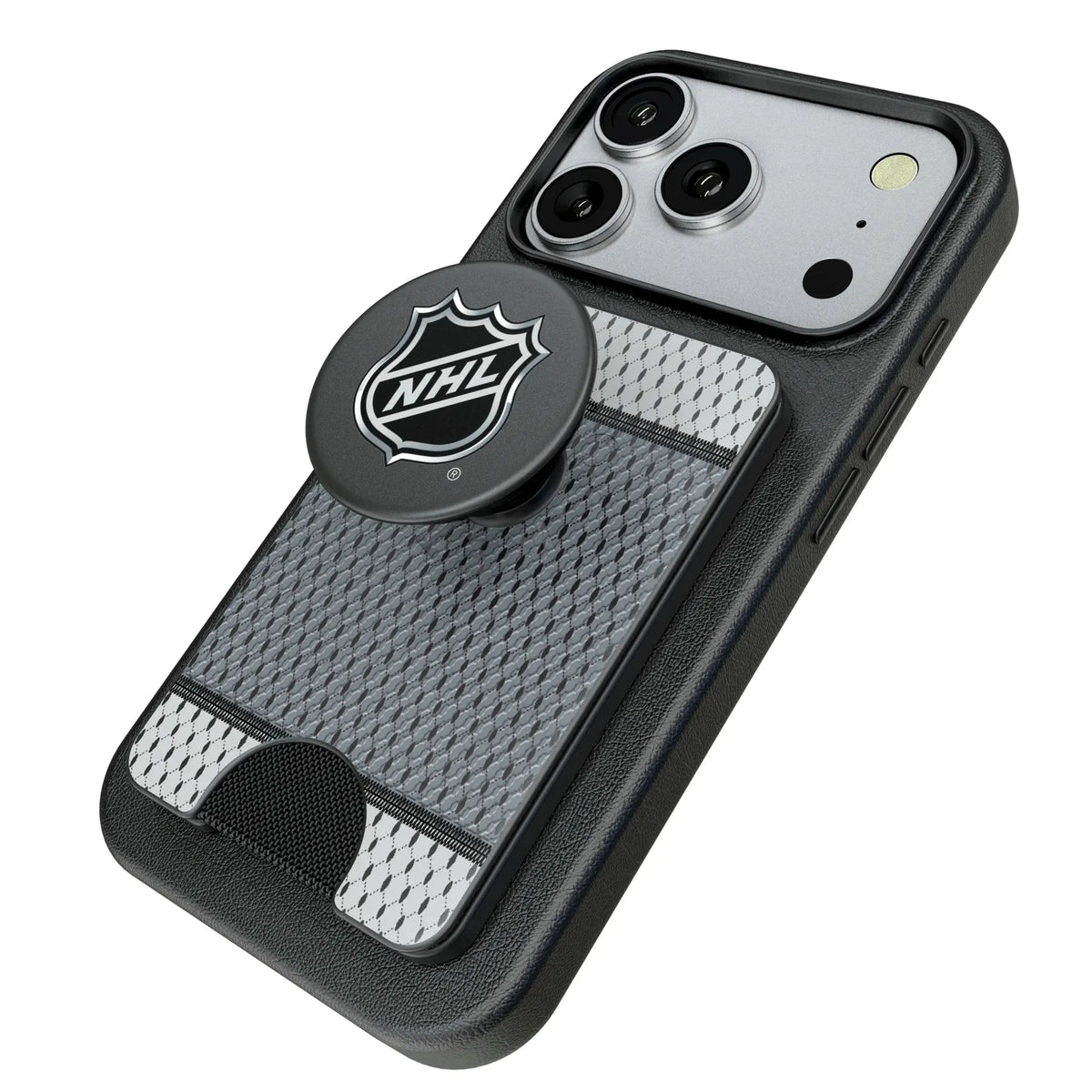 NHL Mesh Popsockets Wallet Magnetic - Isometric View