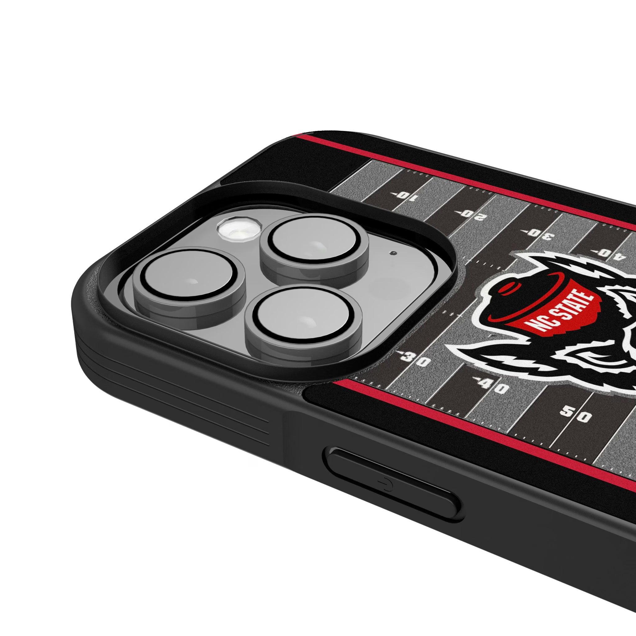 North Carolina State University Wolfpack Field iPhone Bump Phone Case for Apple iPhone - Detail