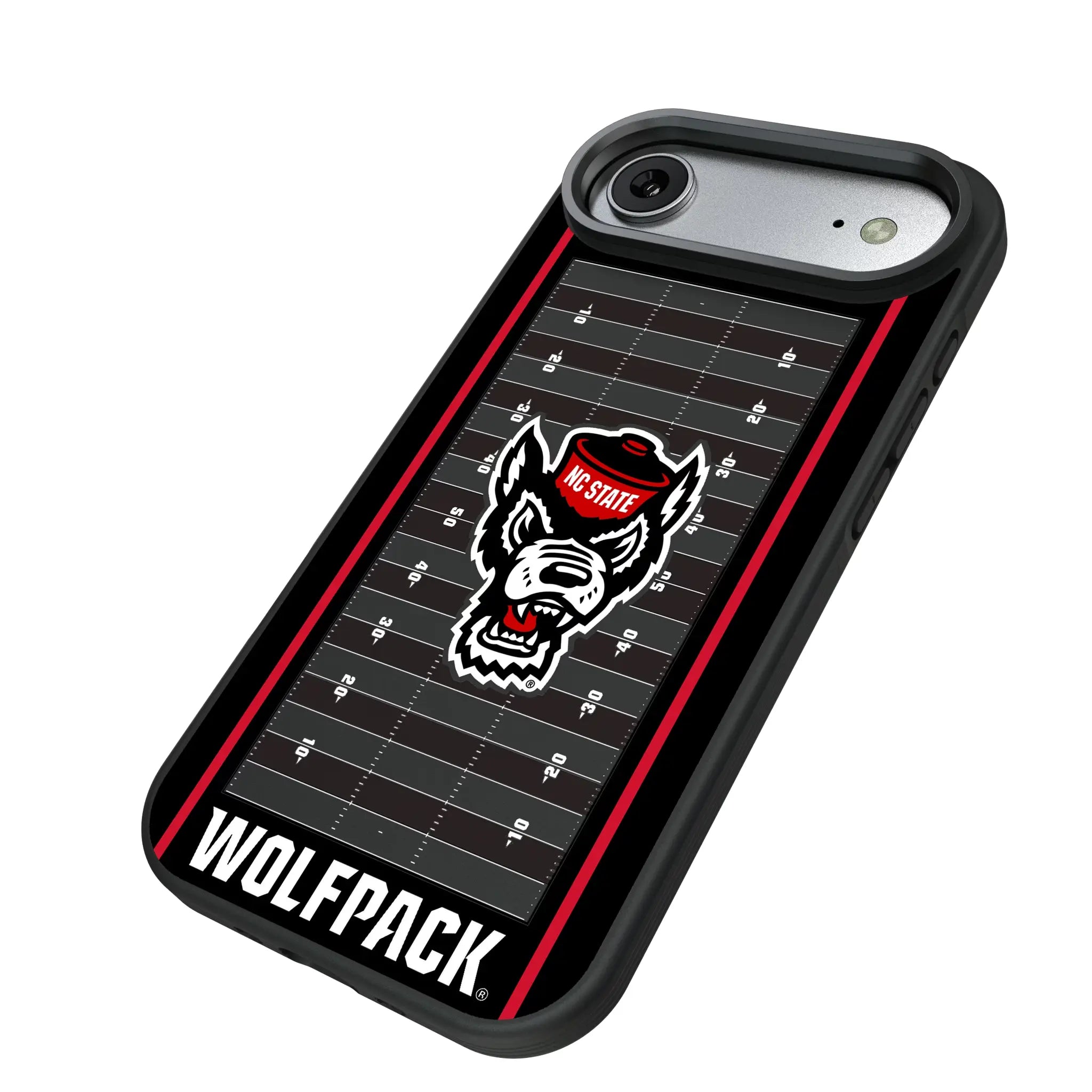 North Carolina State University Wolfpack Field iPhone Bump Phone Case for Apple iPhone - Isometric View#Device_iPhone Air