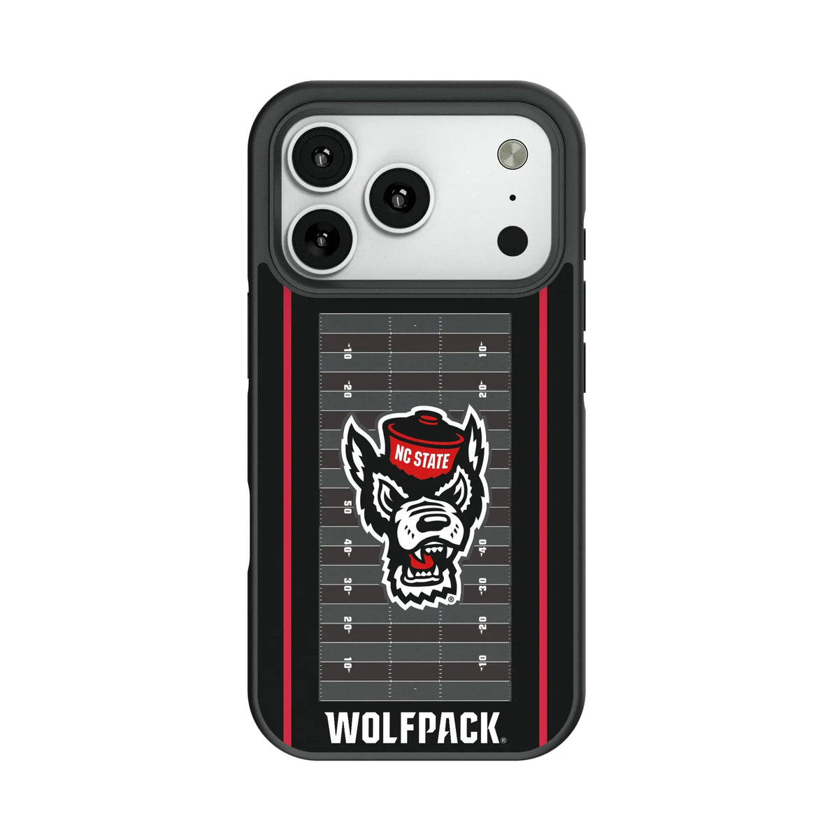 North Carolina State University Wolfpack Field Bump Phone Case for Apple iPhone