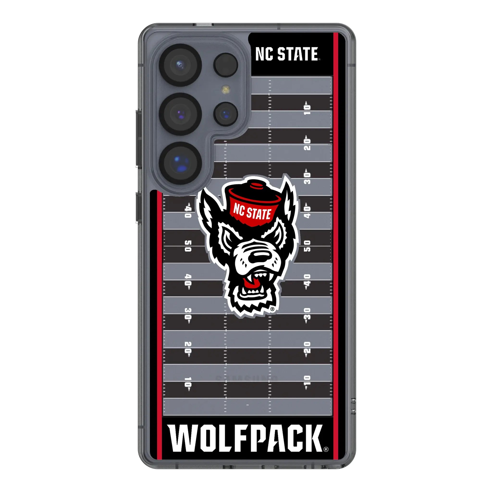 North Carolina State University Wolfpack Field Galaxy Clear Phone Case for Samsung Galaxy#Device_Galaxy S25 Ultra