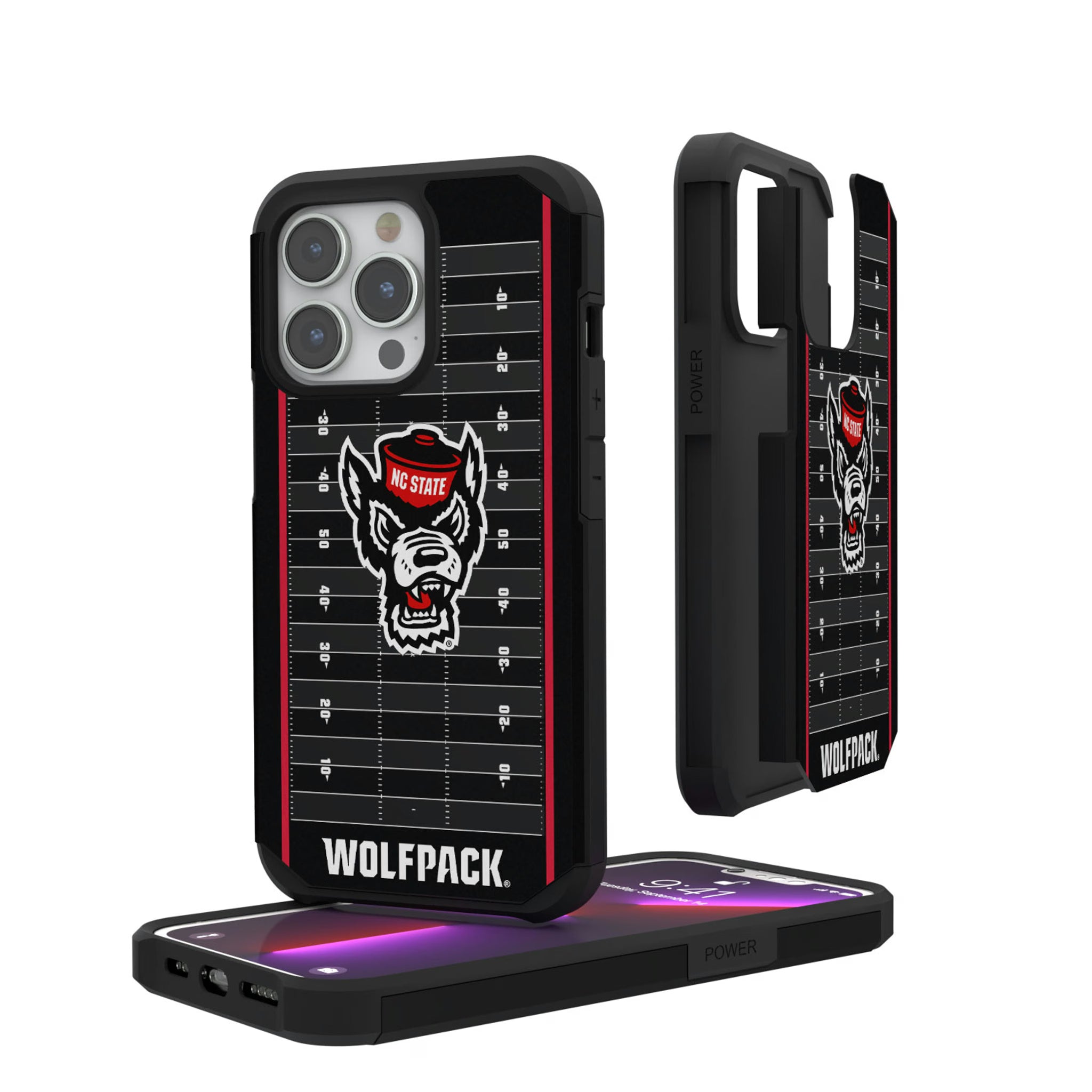 North Carolina State University Wolfpack Field iPhone Rugged Phone Case for Apple iPhone