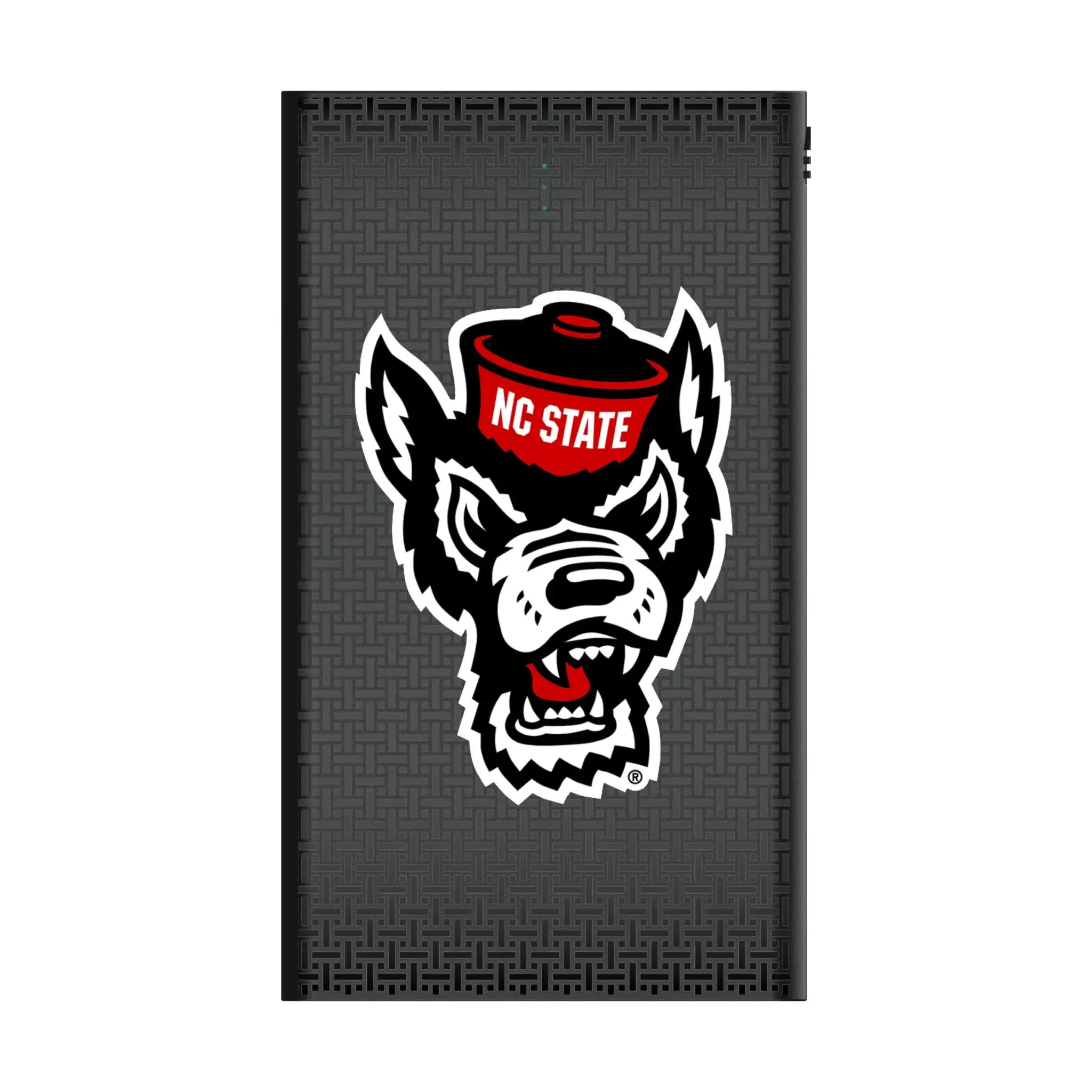 North Carolina State University Wolfpack Linen 5000mAh Flat Power Bank