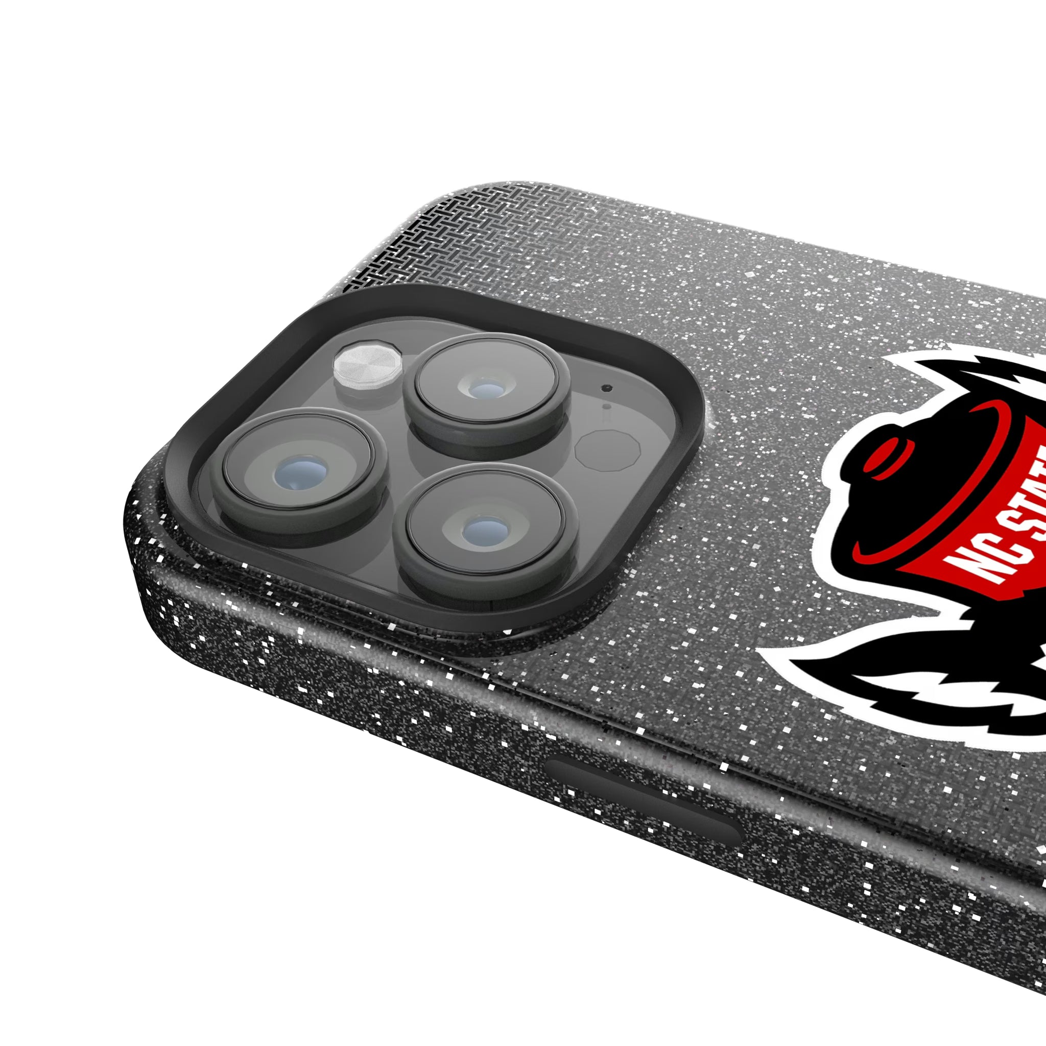 North Carolina State University Wolfpack Linen iPhone Bling Phone Case for Apple iPhone - Detail