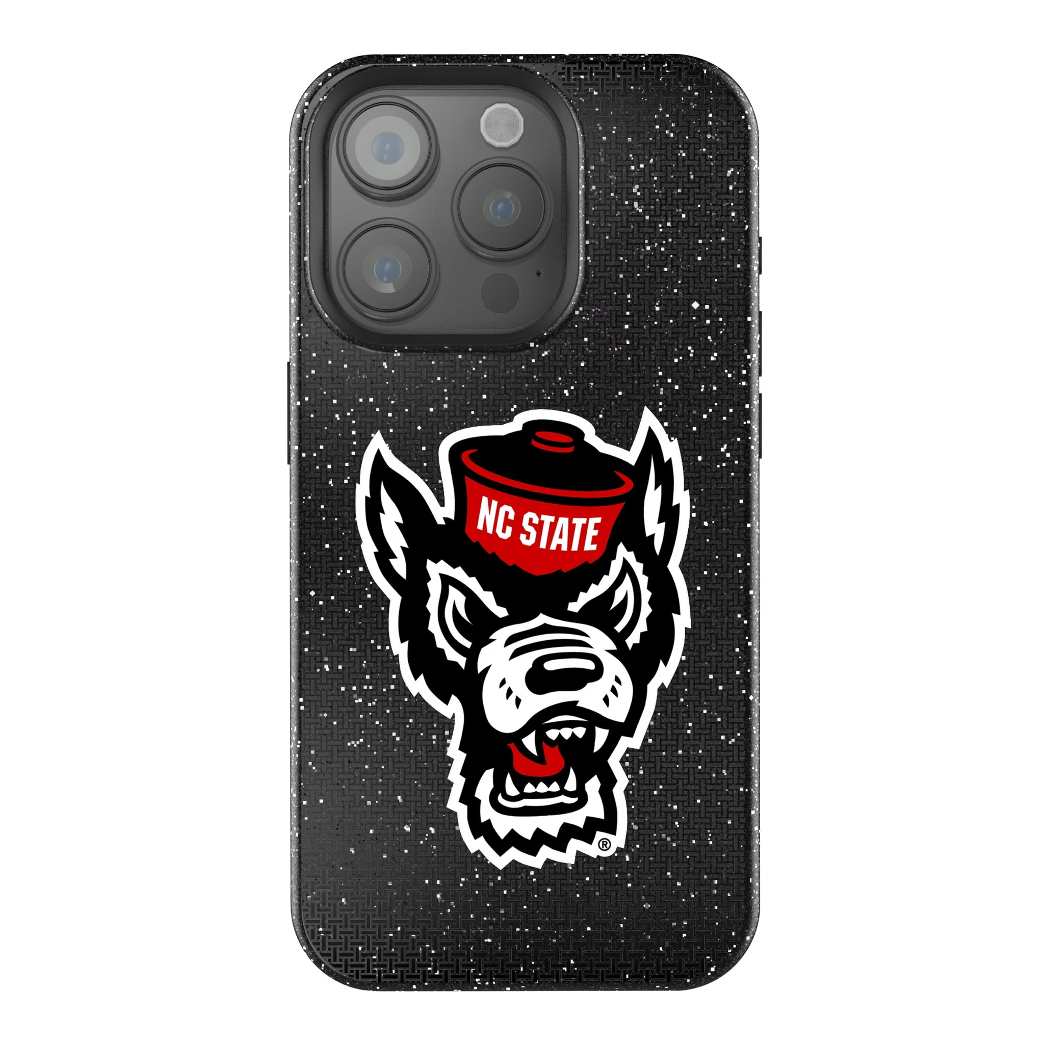 North Carolina State University Wolfpack Linen iPhone Bling Phone Case for Apple iPhone