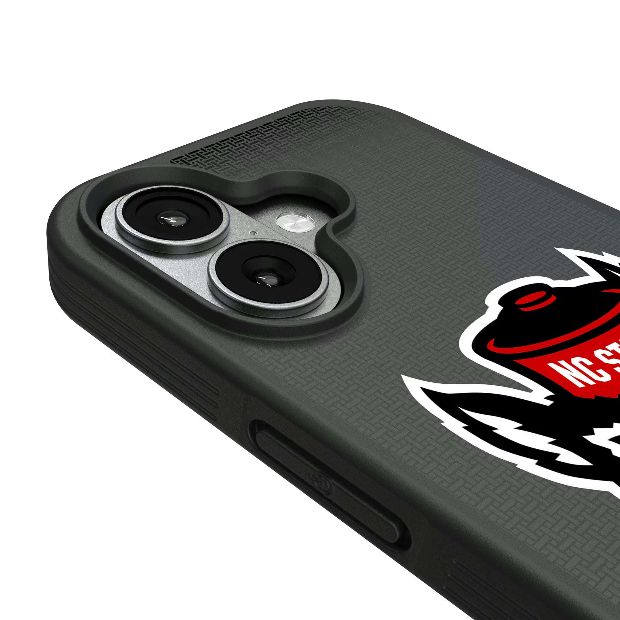 North Carolina State University Wolfpack Linen iPhone Bump Phone Case for Apple iPhone - Detail#Device_iPhone 17