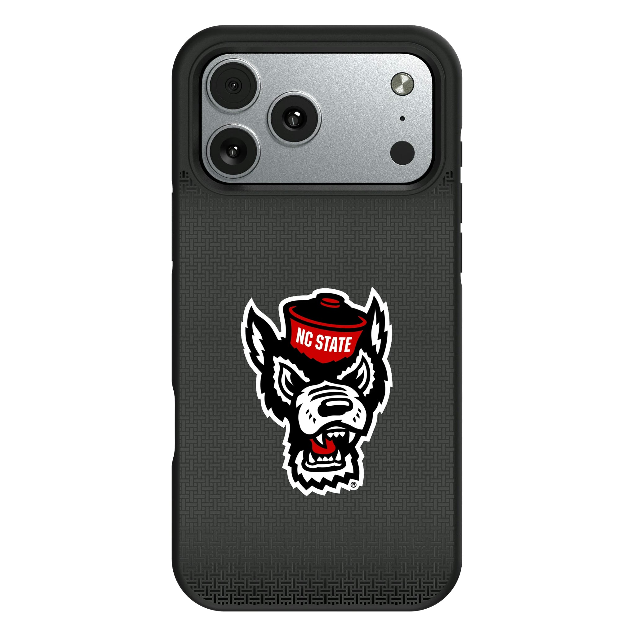 North Carolina State University Wolfpack Linen iPhone Bump Phone Case for Apple iPhone#Device_iPhone 17 Pro Max