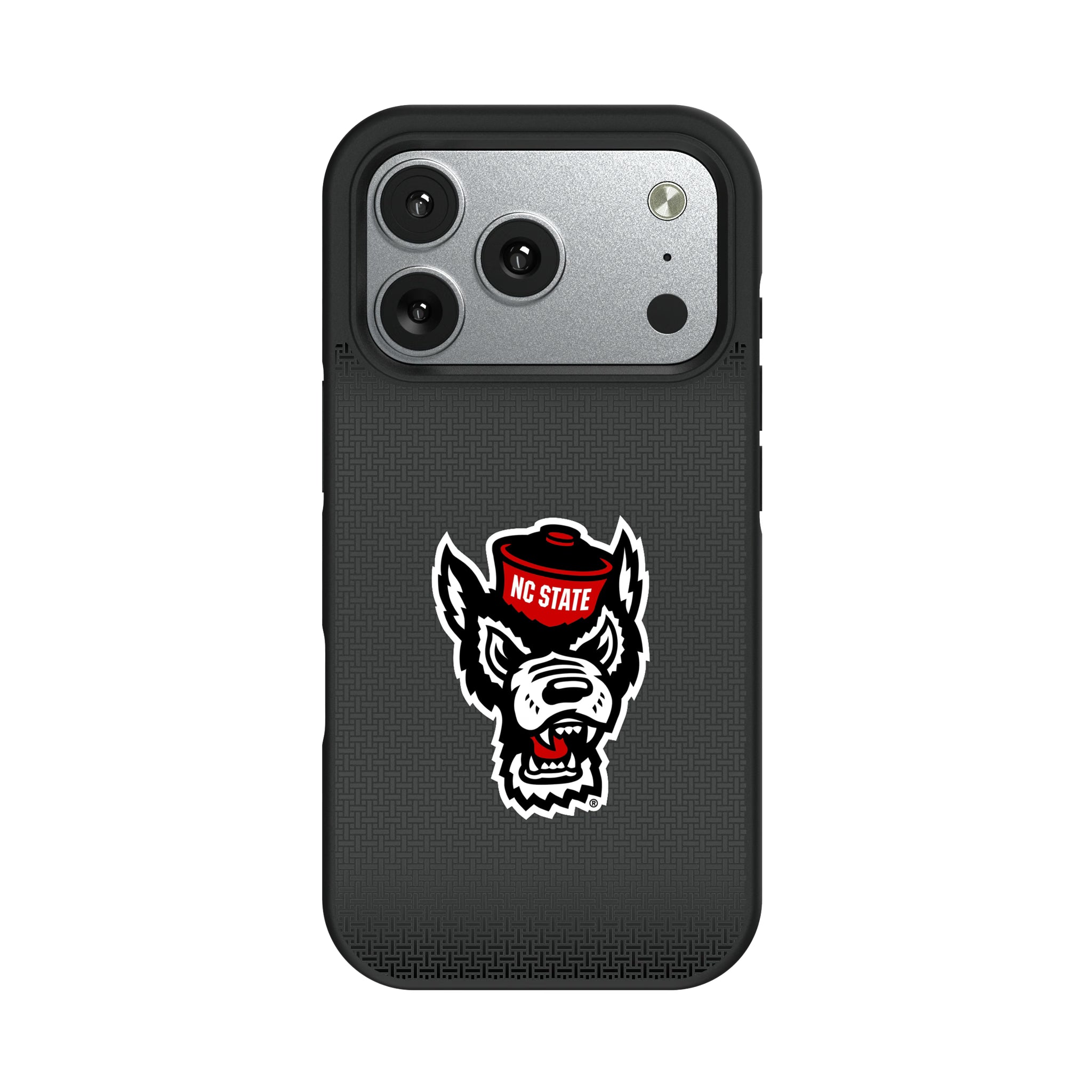 North Carolina State University Wolfpack Linen iPhone Bump Phone Case for Apple iPhone#Device_iPhone 17 Pro
