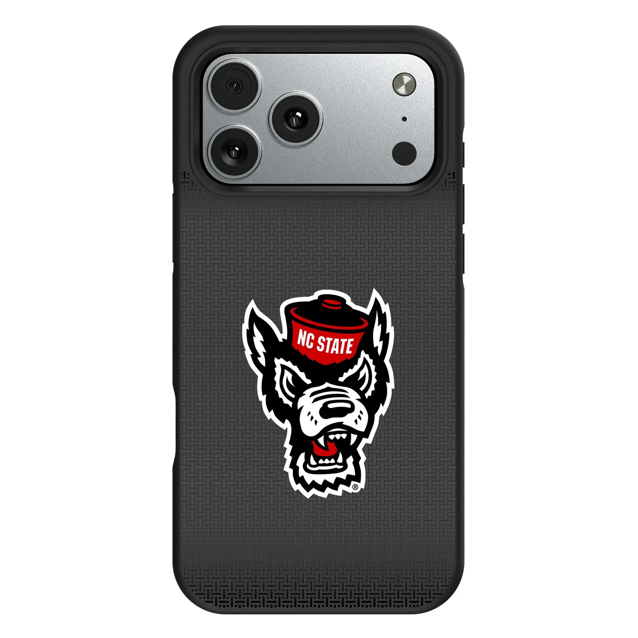 North Carolina State University Wolfpack Linen iPhone Bump Phone Case for Apple iPhone#Device_iPhone 17 Pro Max
