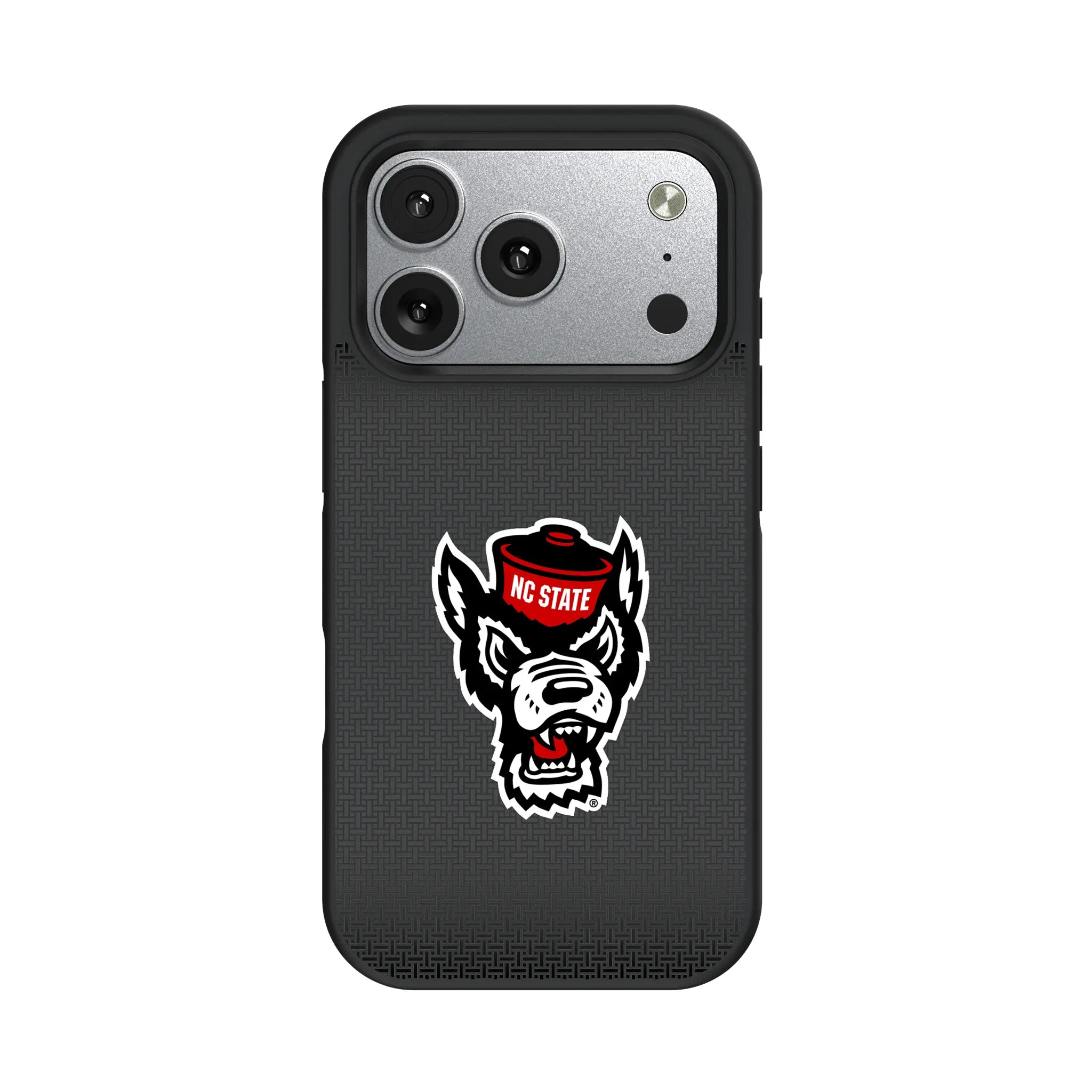 North Carolina State University Wolfpack Linen iPhone Bump Phone Case for Apple iPhone#Device_iPhone 17 Pro