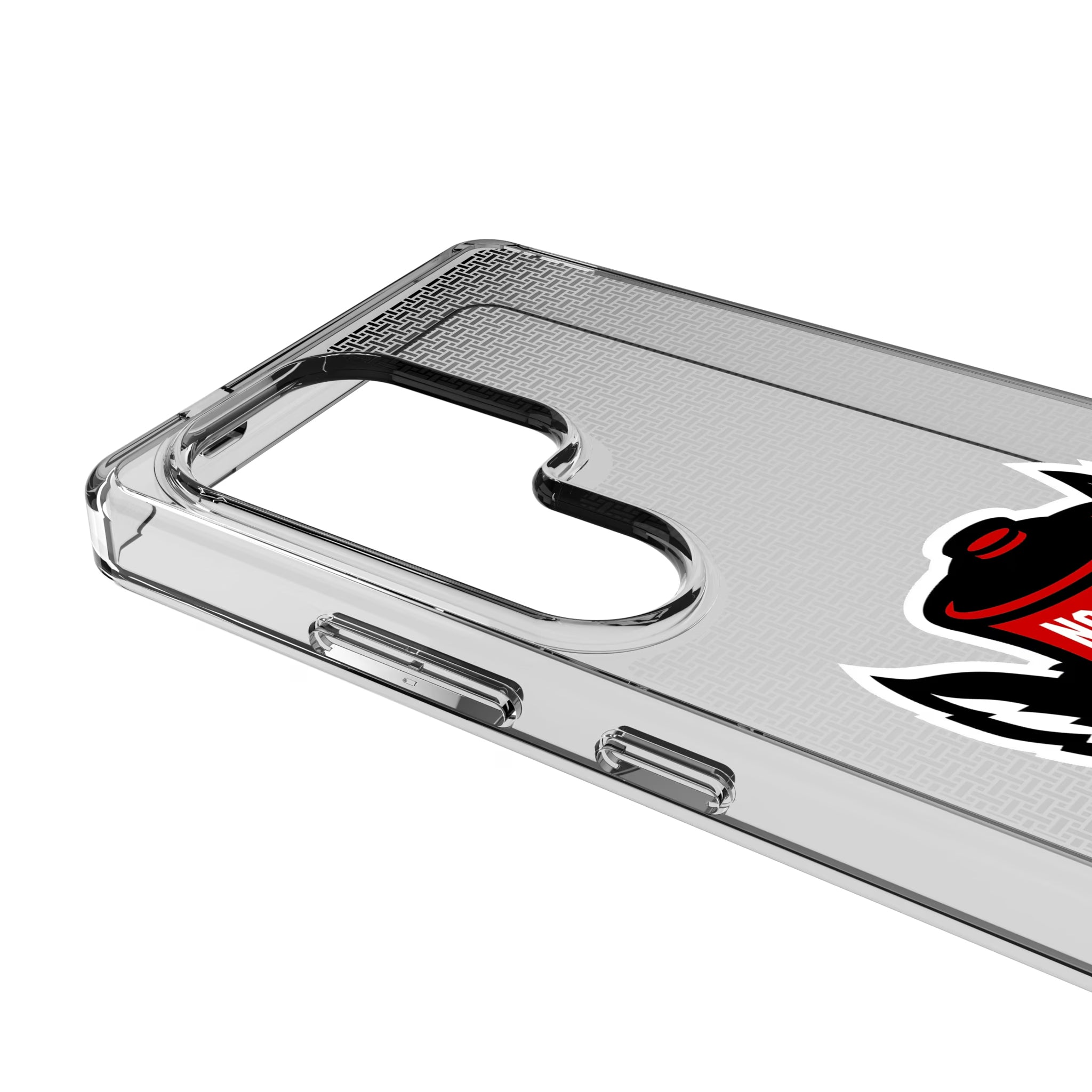 North Carolina State University Wolfpack Linen Galaxy Clear Phone Case for Samsung Galaxy - Detail