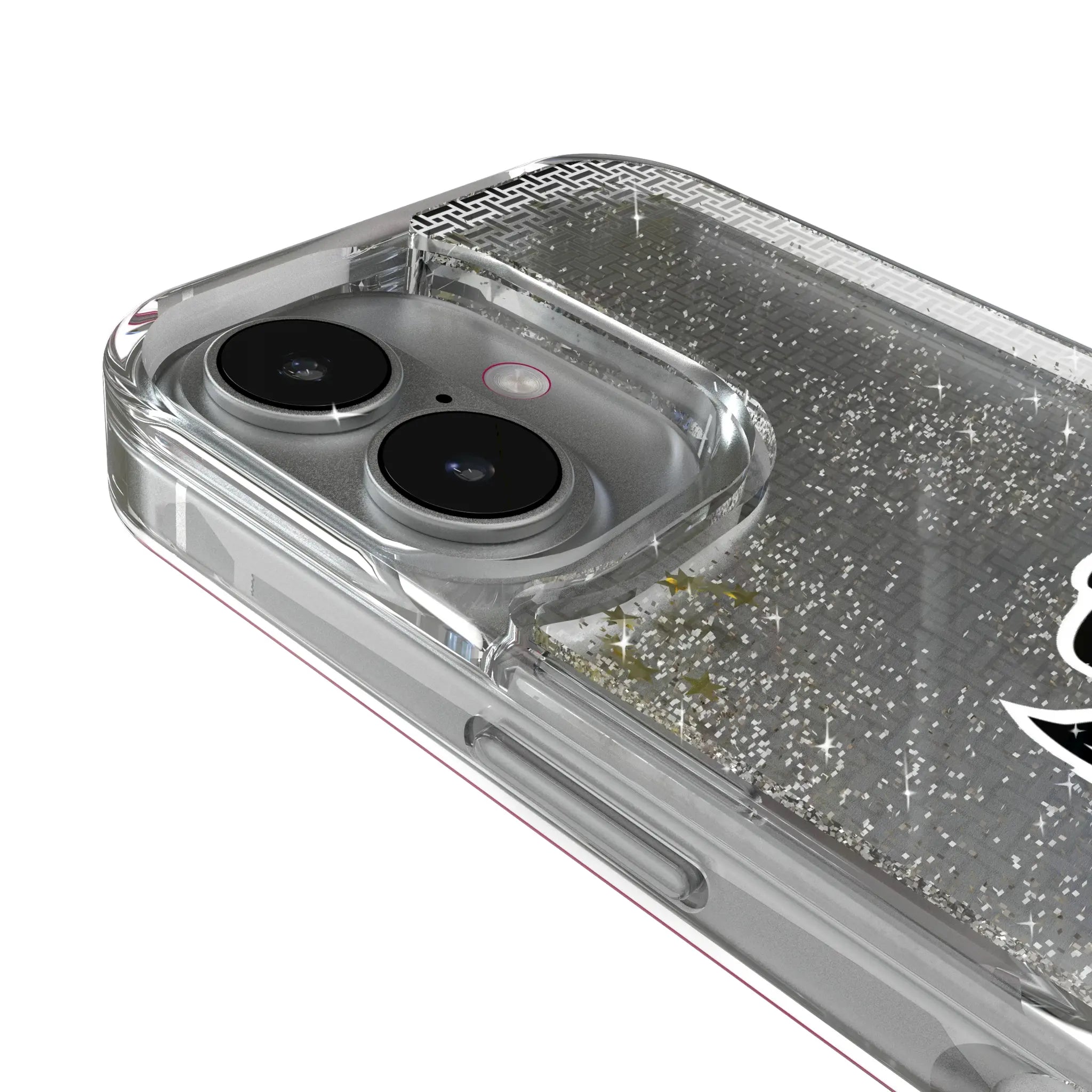 North Carolina State University Wolfpack Linen iPhone Glitter Phone Case for Apple iPhone - Detail