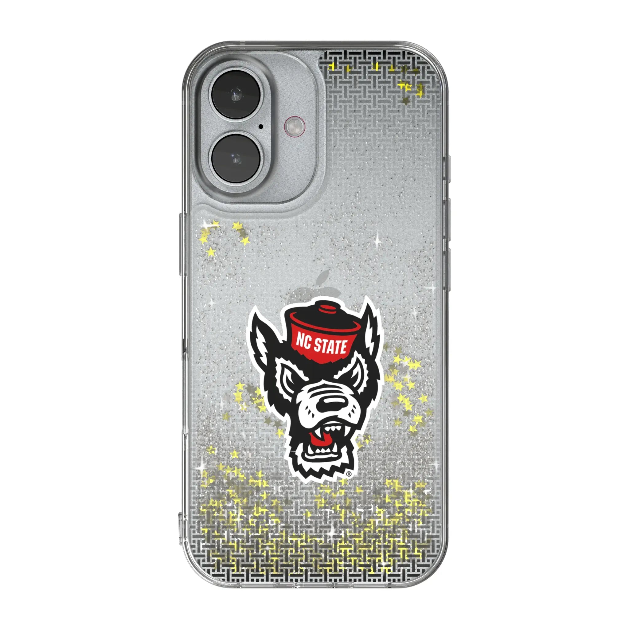 North Carolina State University Wolfpack Linen iPhone Glitter Phone Case for Apple iPhone