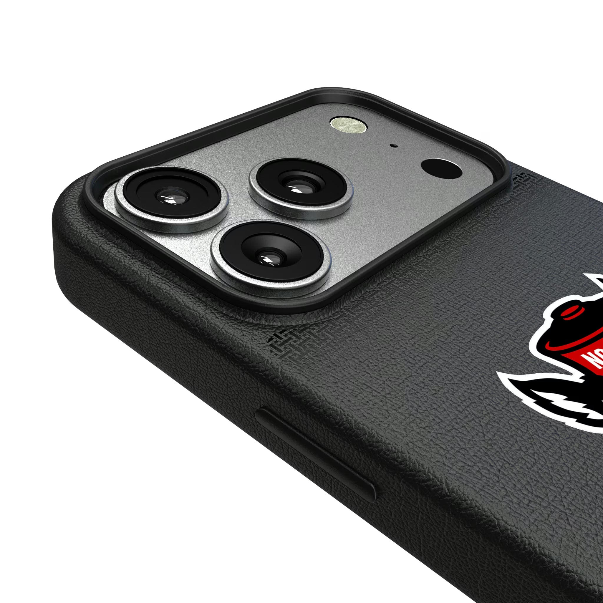 North Carolina State University Wolfpack Linen iPhone MagSafe Compatible Phone Case for Apple iPhone - Detail#Device_iPhone 17 Pro