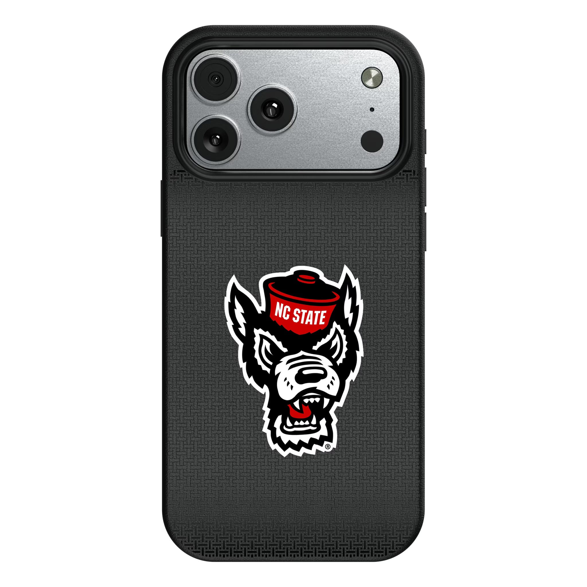 North Carolina State University Wolfpack Linen iPhone MagSafe Compatible Phone Case for Apple iPhone#Device_iPhone 17 Pro Max