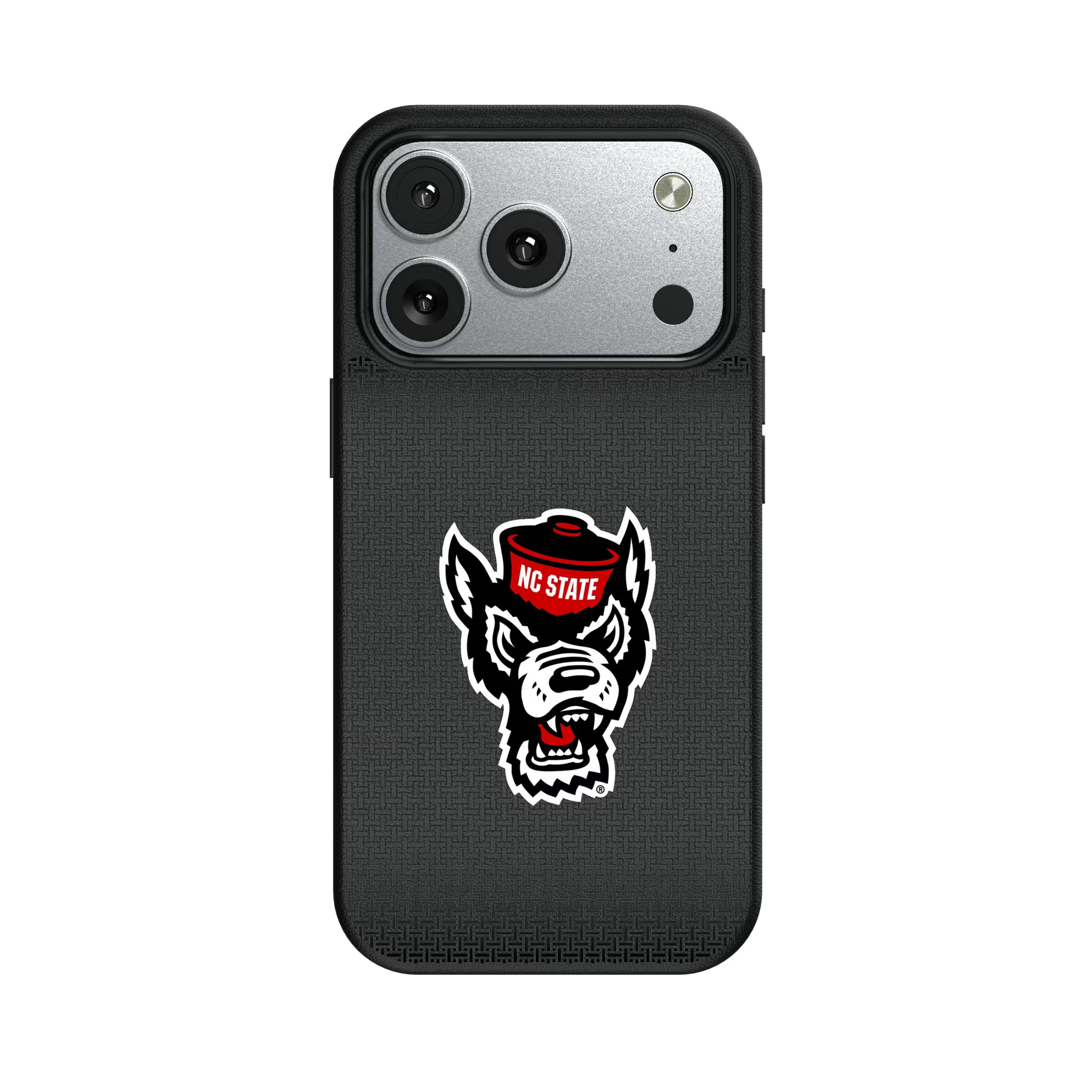 North Carolina State University Wolfpack Linen iPhone MagSafe Compatible Phone Case for Apple iPhone#Device_iPhone 17 Pro
