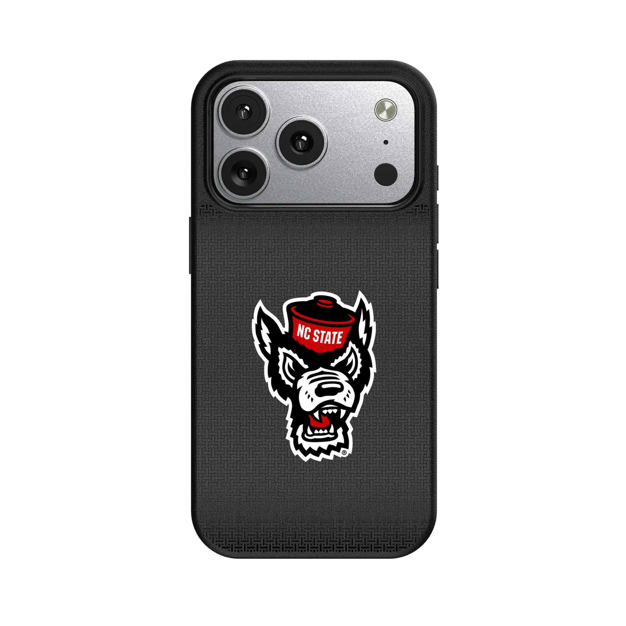 North Carolina State University Wolfpack Linen iPhone MagSafe Compatible Phone Case for Apple iPhone#Device_iPhone 17 Pro
