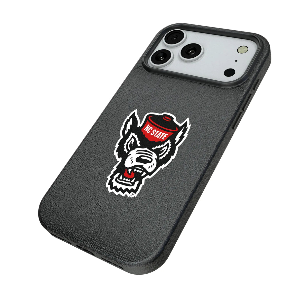 North Carolina State University Wolfpack Linen iPhone MagSafe Compatible Phone Case for Apple iPhone - Isometric View#Device_iPhone 18 Pro Max