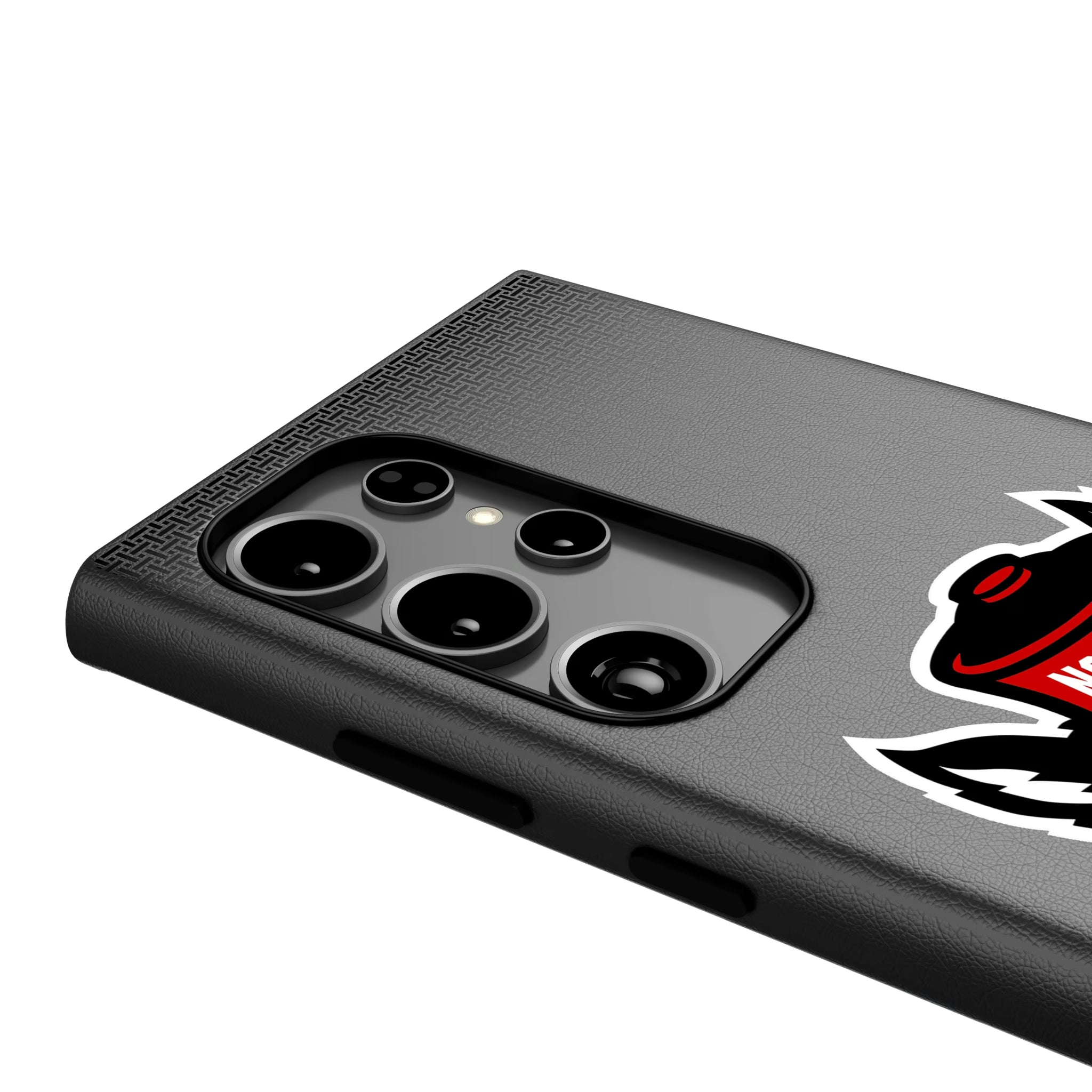 North Carolina State University Wolfpack Linen Galaxy MagSafe Compatible Phone Case for Samsung Galaxy - Detail