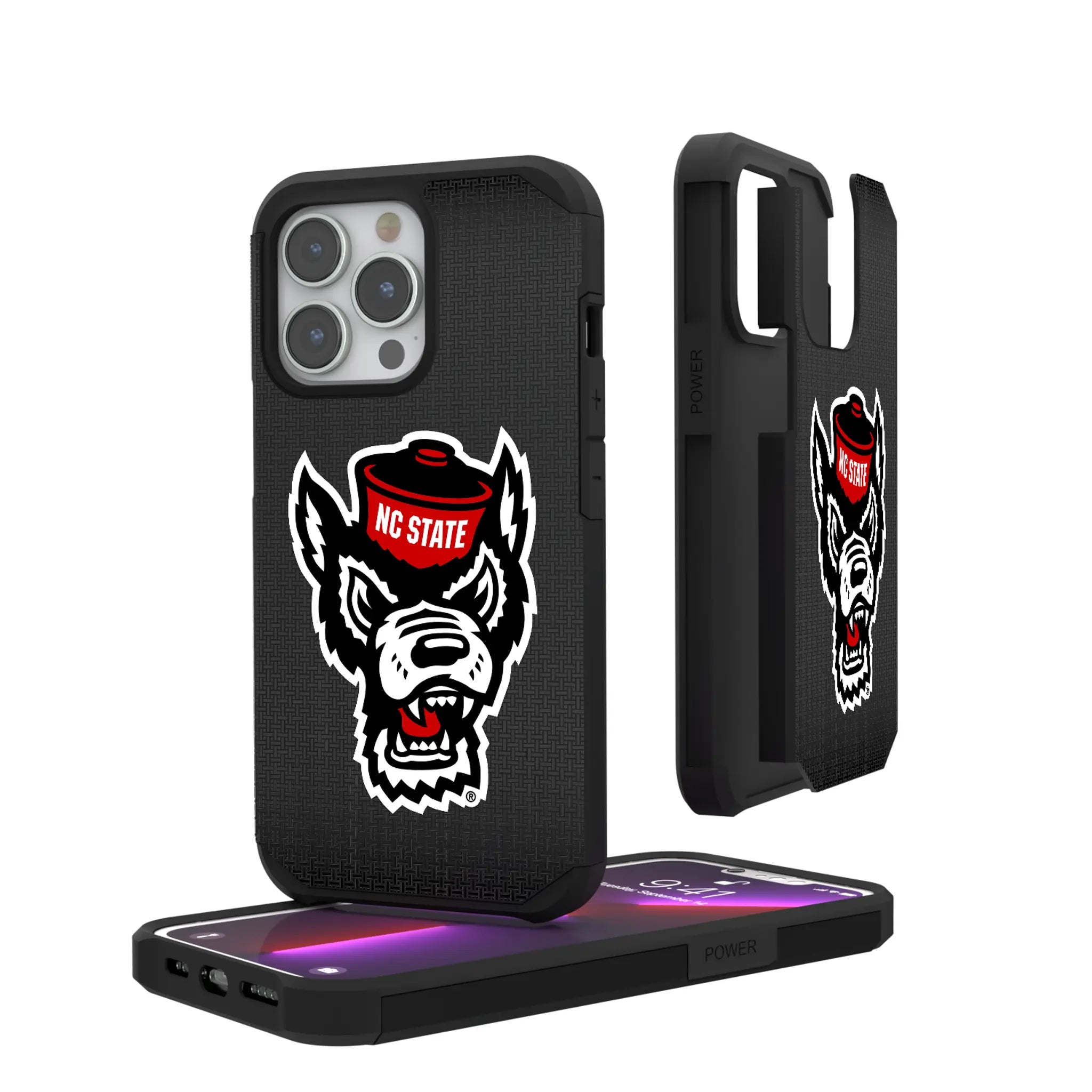 North Carolina State University Wolfpack Linen iPhone Rugged Phone Case for Apple iPhone