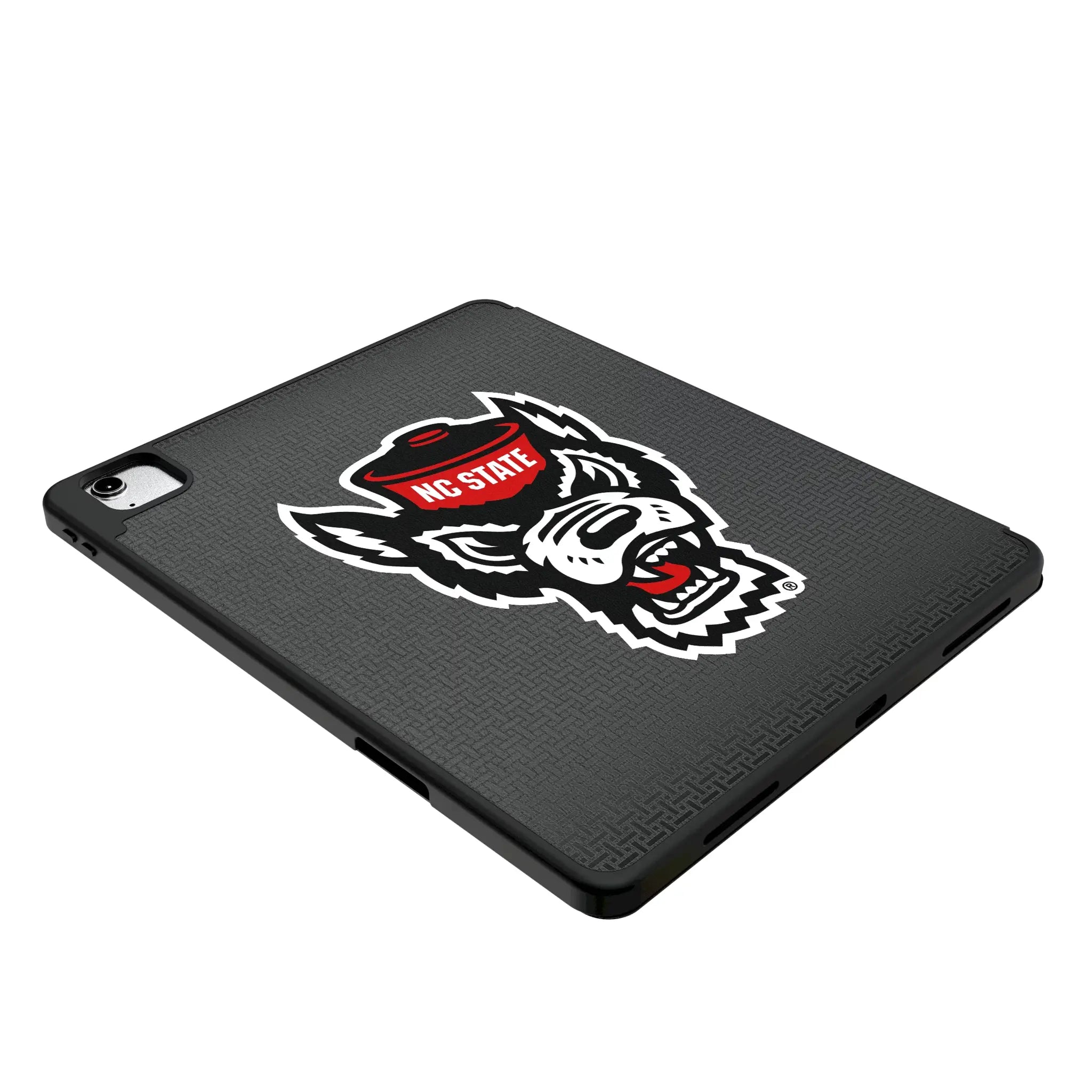 North Carolina State University Wolfpack Linen iPad Tablet Case for Apple iPad - Isometric View
