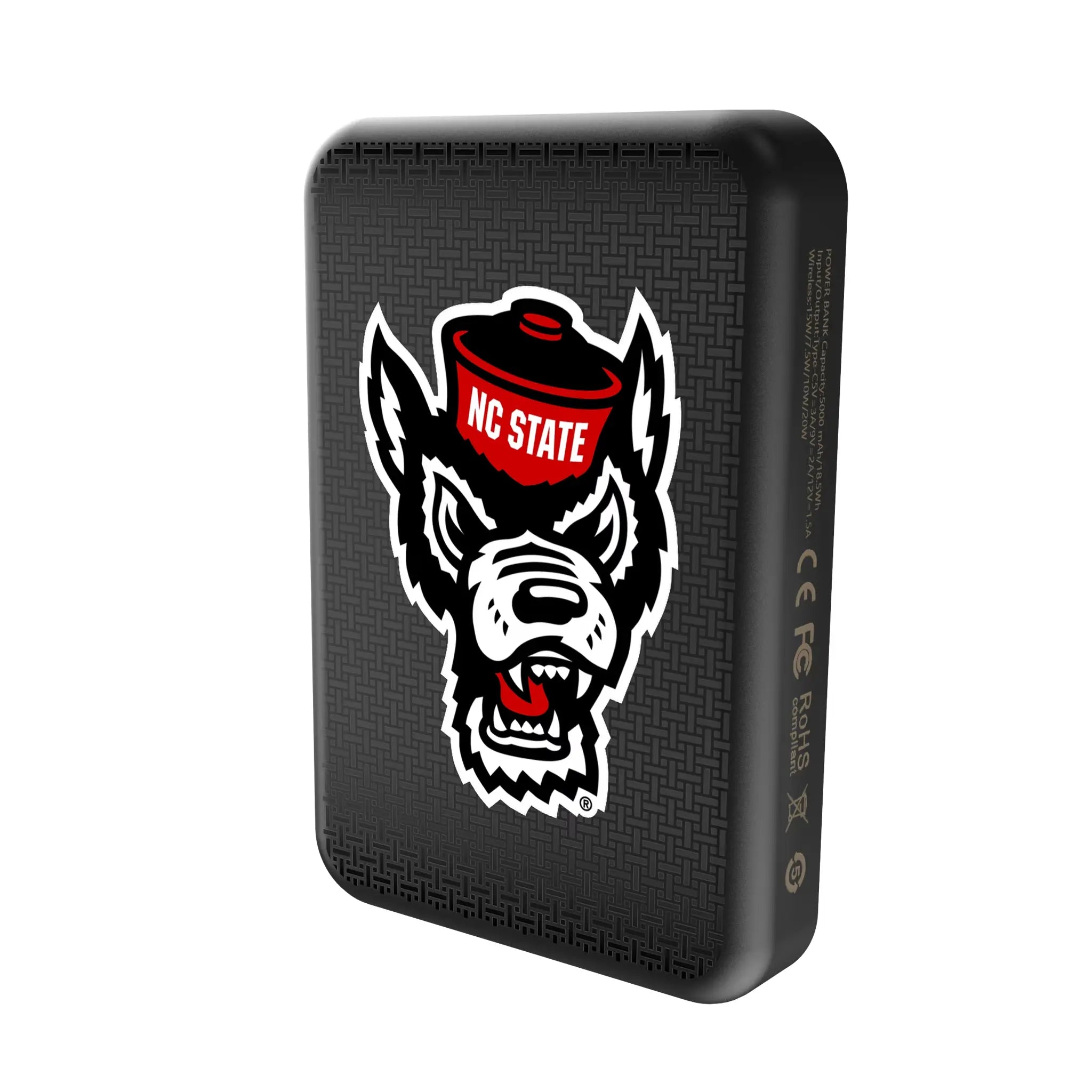 North Carolina State University Wolfpack Linen Wireless Mag Power Bank
