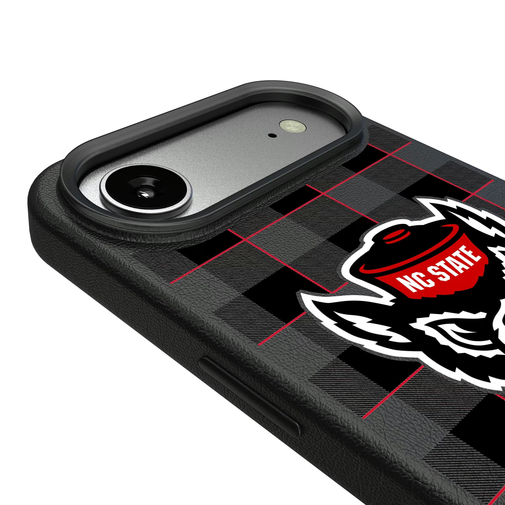 North Carolina State University Wolfpack Plaid iPhone MagSafe Compatible Phone Case for Apple iPhone - Detail#Device_iPhone Air