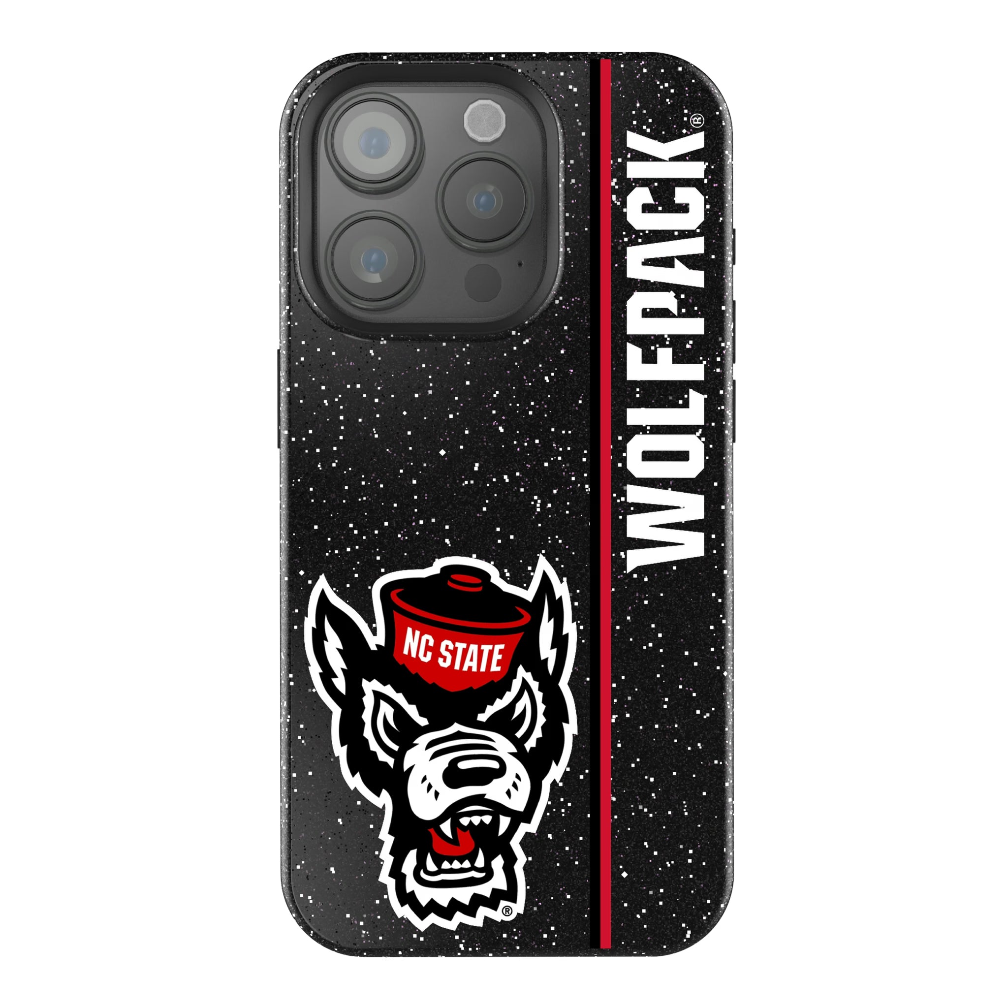 North Carolina State University Wolfpack Sidebar iPhone Bling Phone Case for Apple iPhone