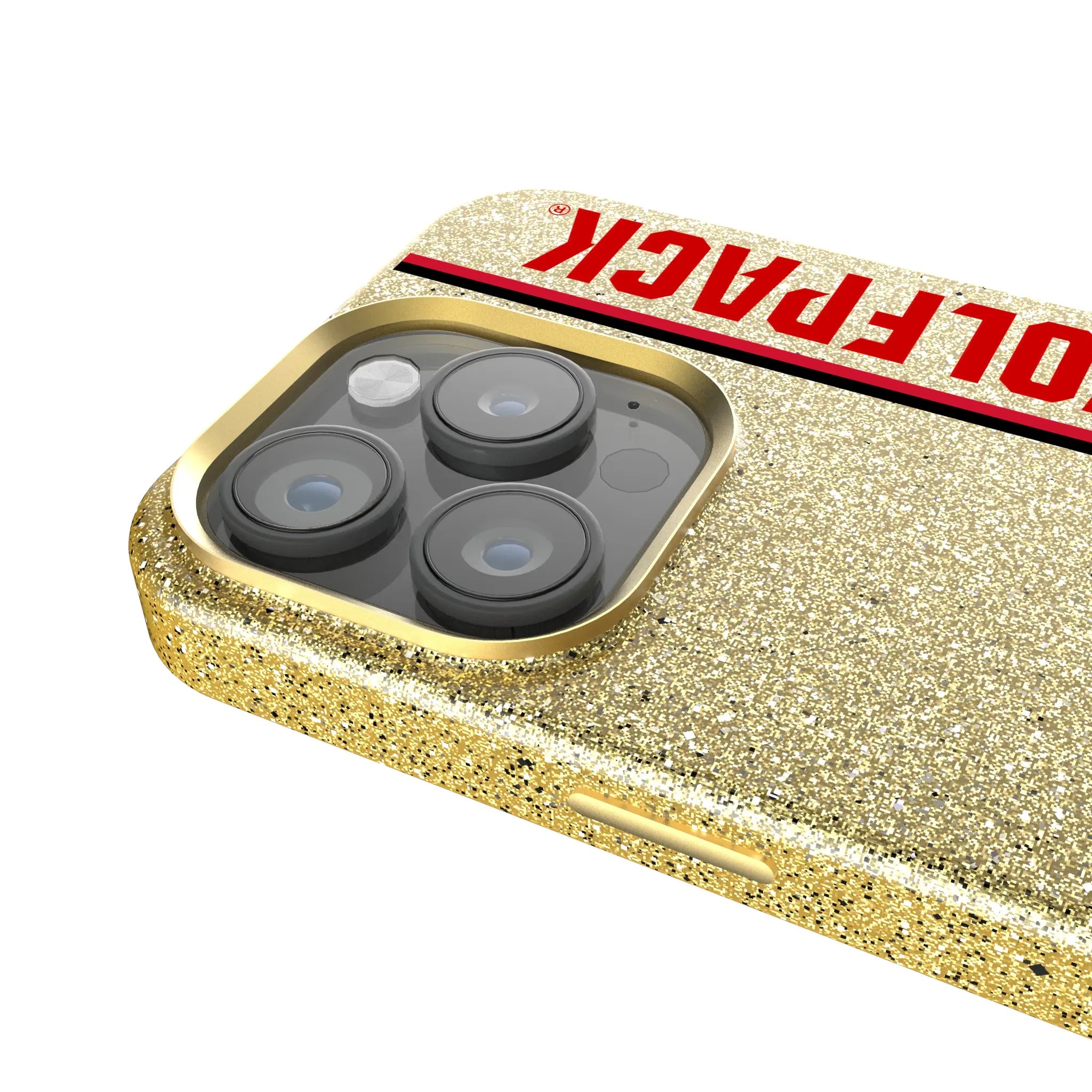 North Carolina State University Wolfpack Sidebar iPhone Bling Phone Case for Apple iPhone - Detail