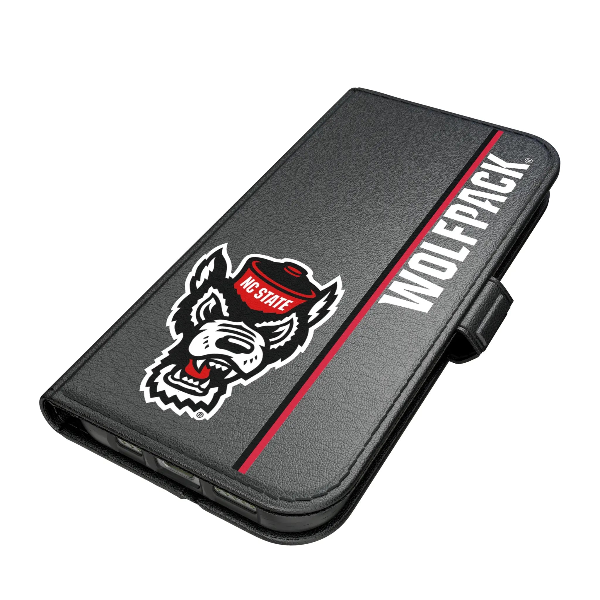 North Carolina State University Wolfpack Sidebar iPhone Folio Phone Case for Apple iPhone#Device_iPhone 17