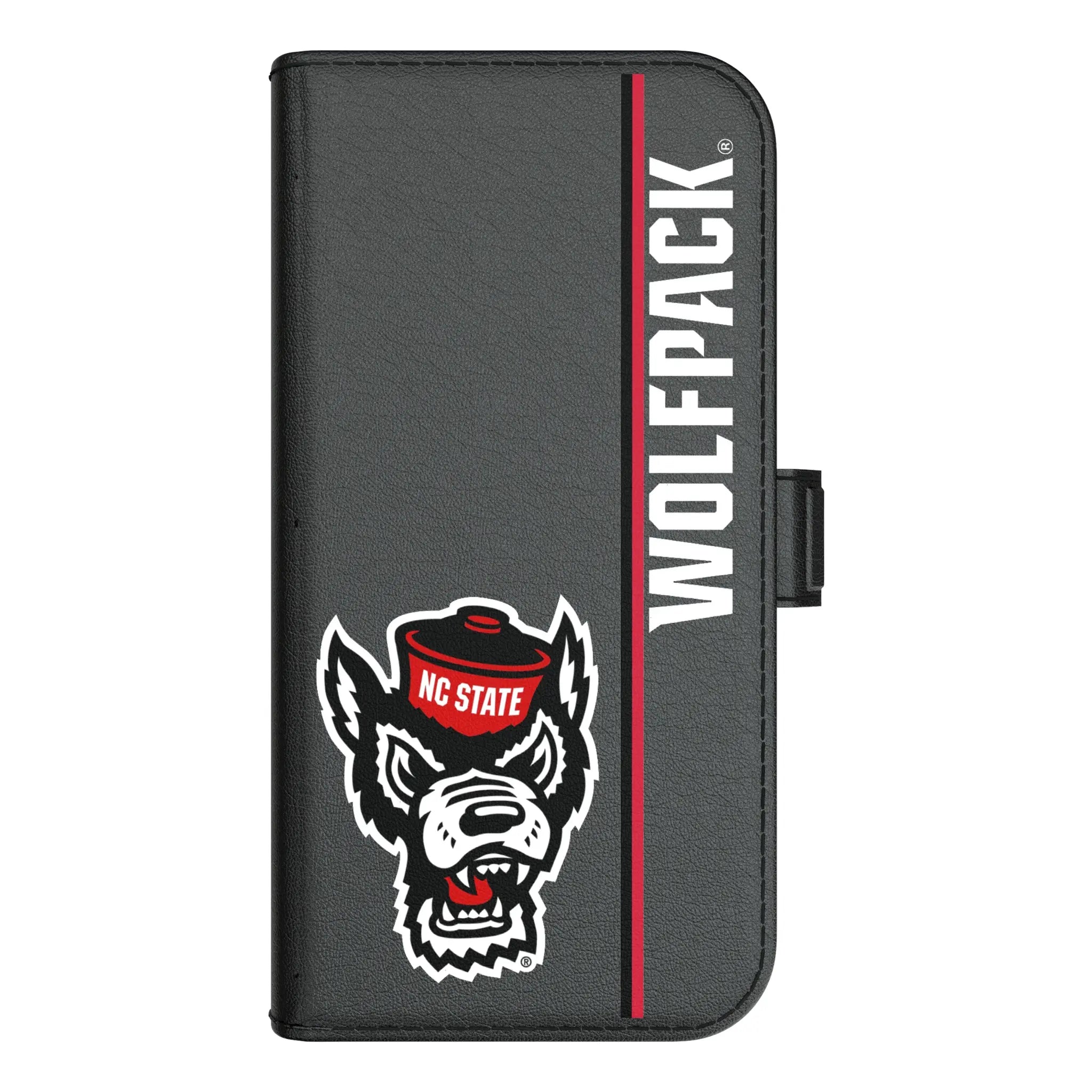 North Carolina State University Wolfpack Sidebar iPhone Folio Phone Case for Apple iPhone#Device_iPhone 17 Pro