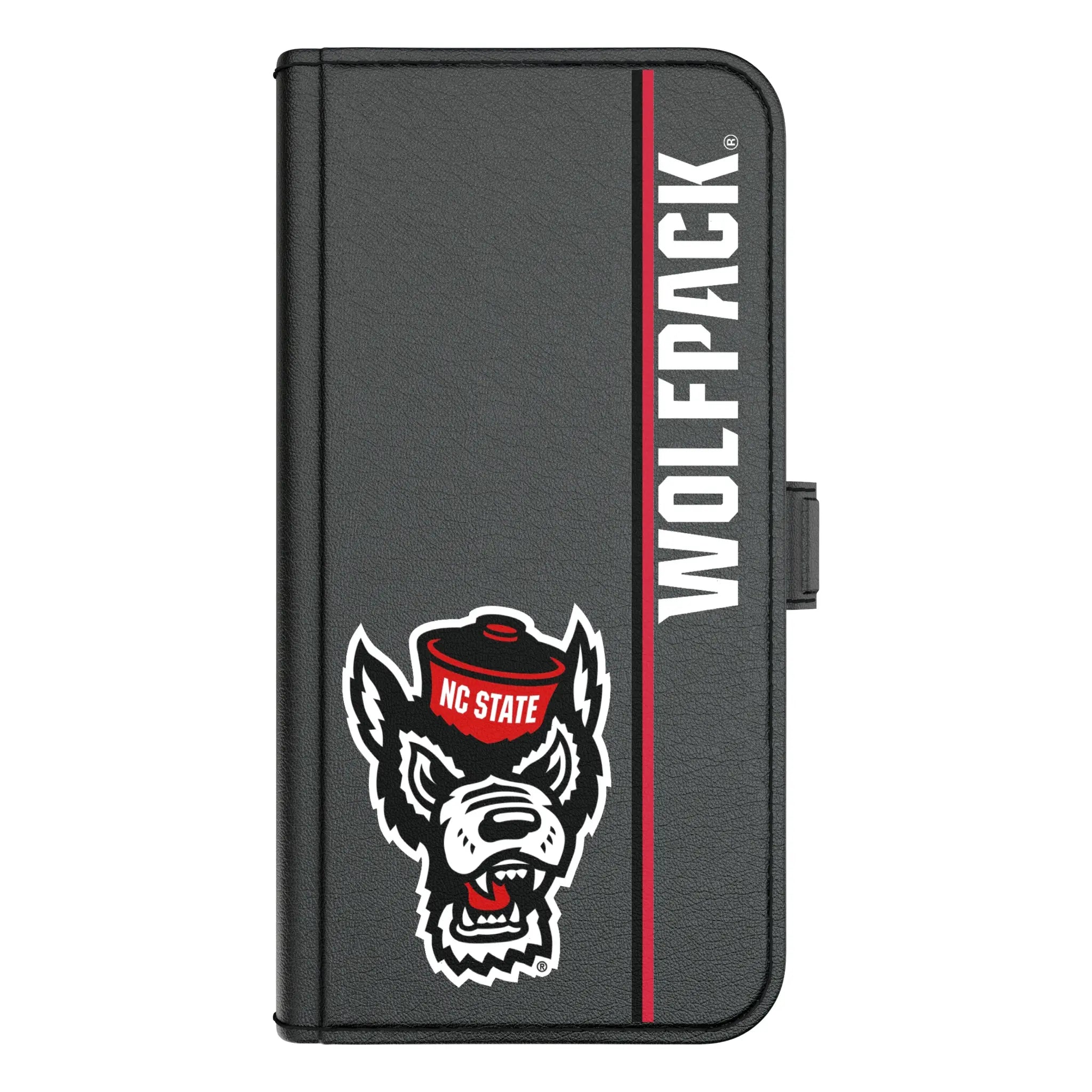 North Carolina State University Wolfpack Sidebar iPhone Folio Phone Case for Apple iPhone#Device_iPhone 17 Pro Max