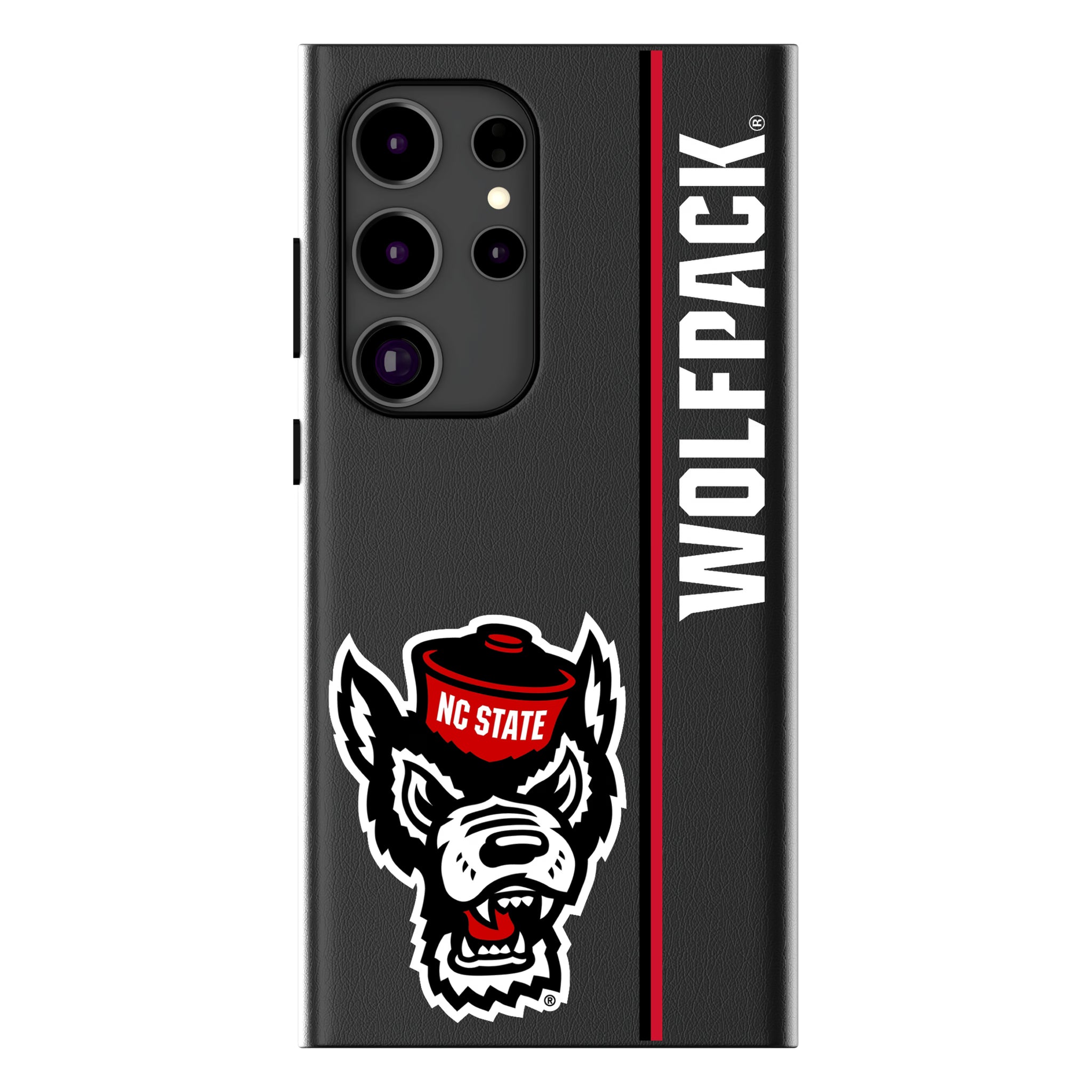 North Carolina State University Wolfpack Sidebar Galaxy MagSafe Compatible Phone Case for Samsung Galaxy