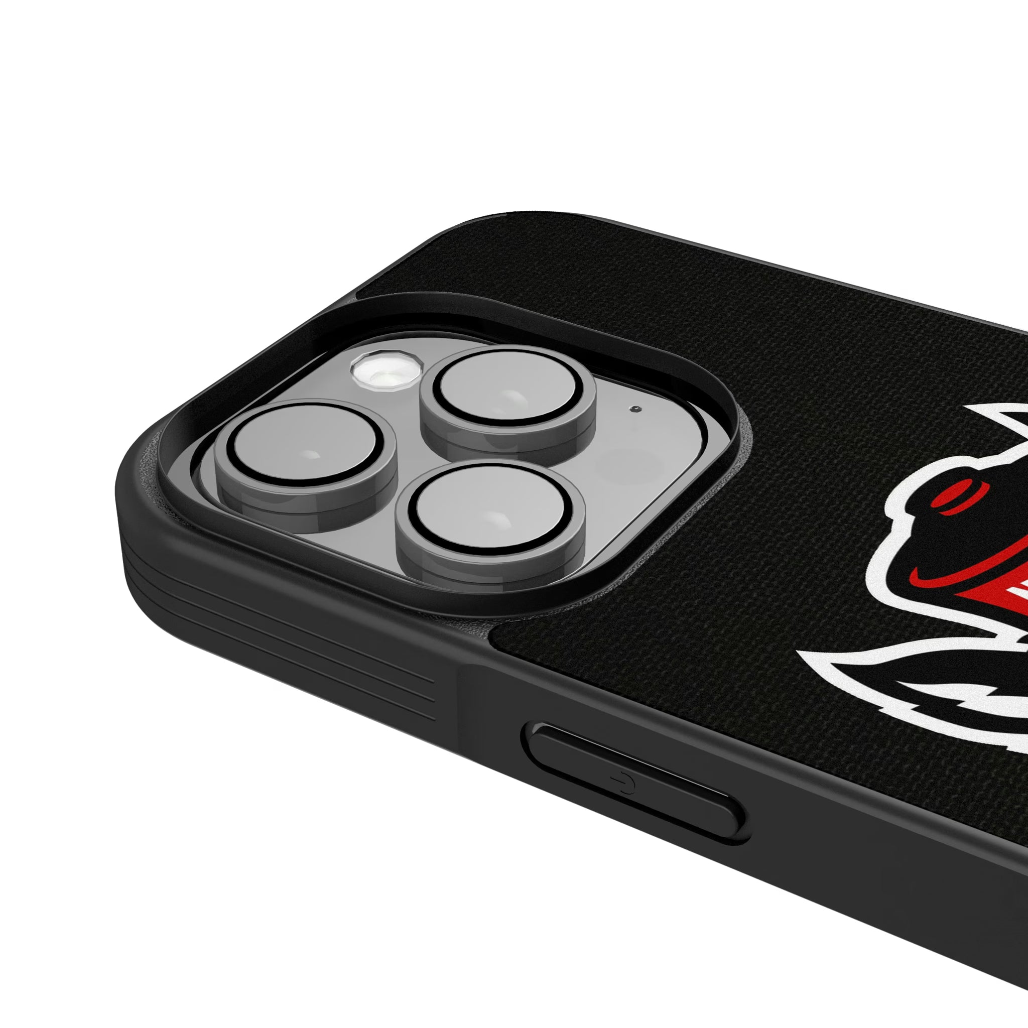 North Carolina State University Wolfpack Solid iPhone Bump Phone Case for Apple iPhone - Detail