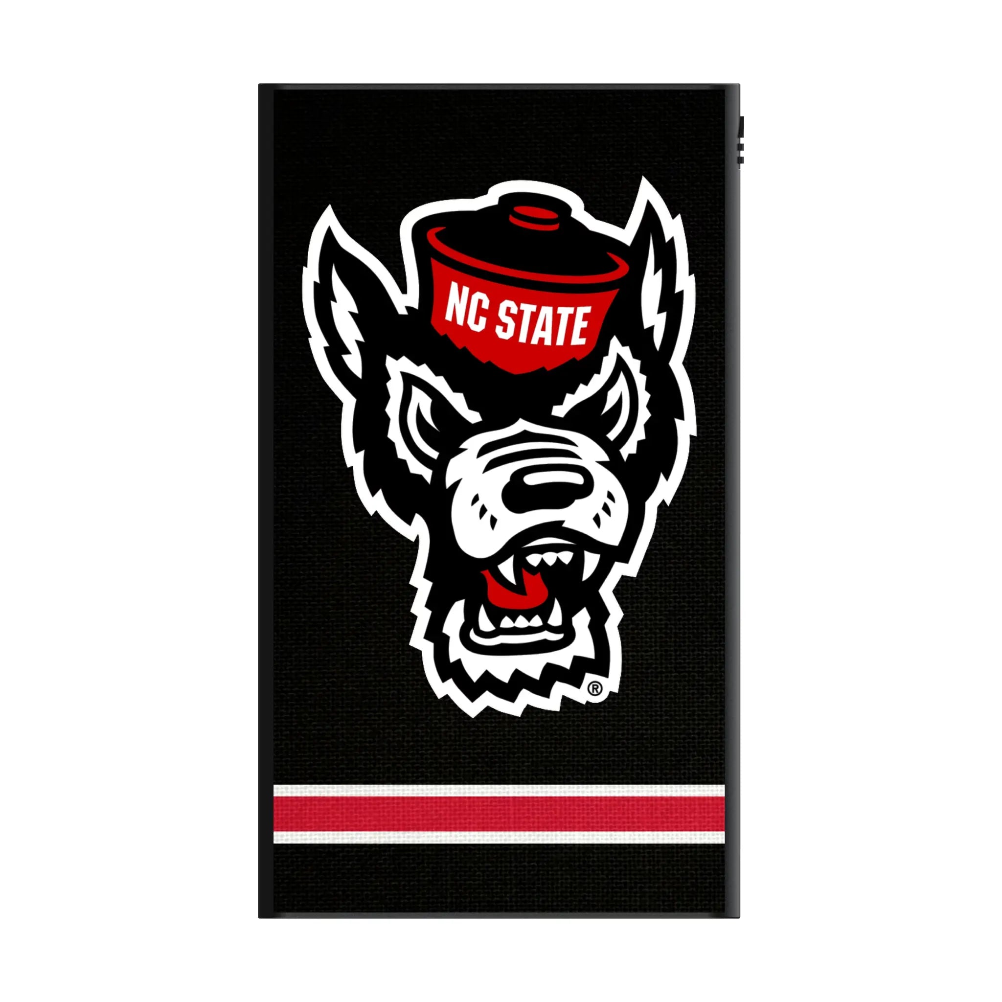 North Carolina State University Wolfpack Stripe 5000mAh Flat Power Bank