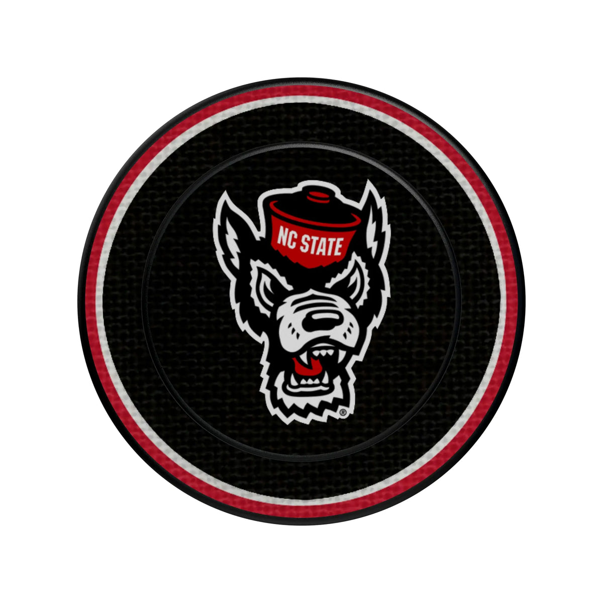 North Carolina State University Wolfpack Stripe Popsockets Round Magnetic