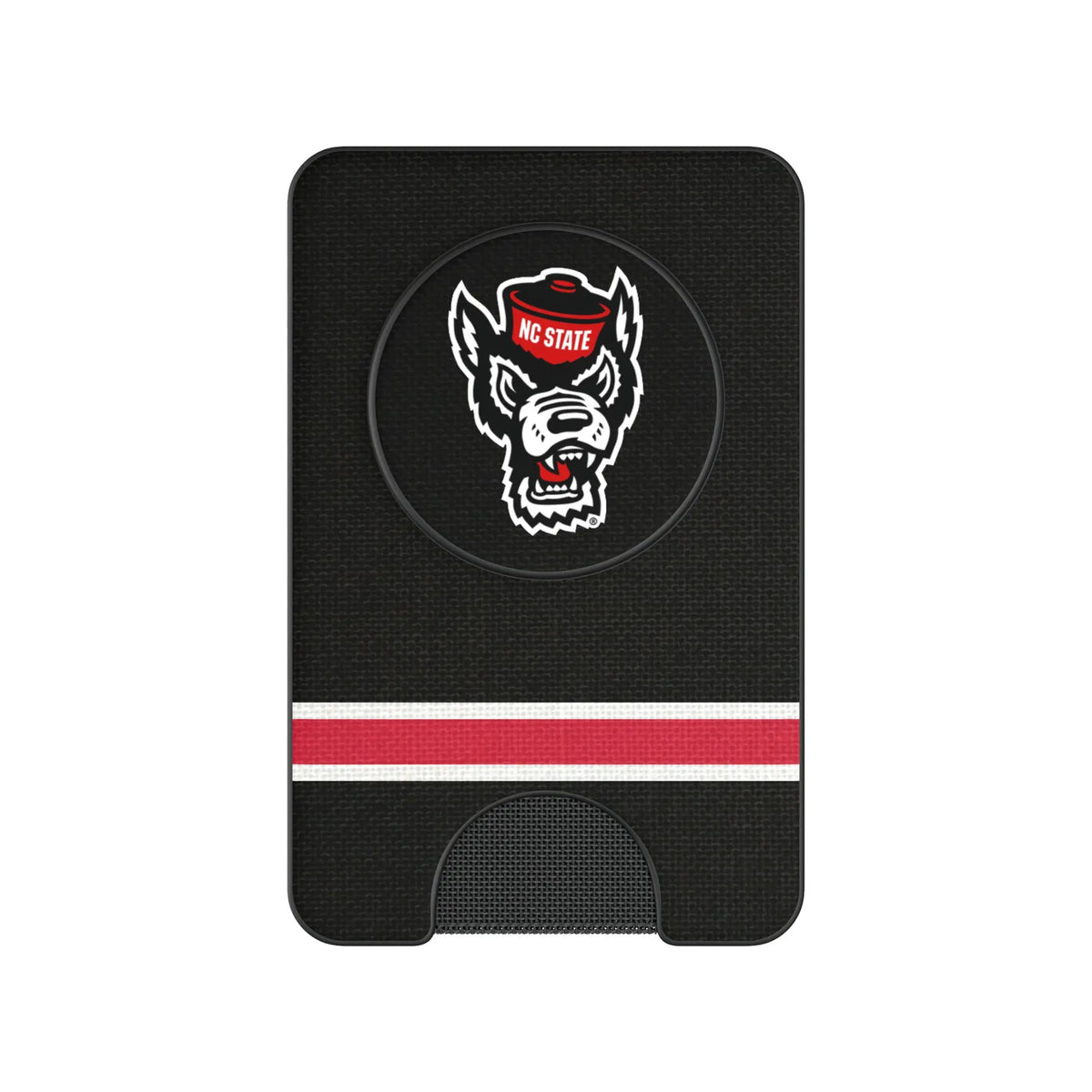 North Carolina State University Wolfpack Stripe Popsockets Wallet Magnetic