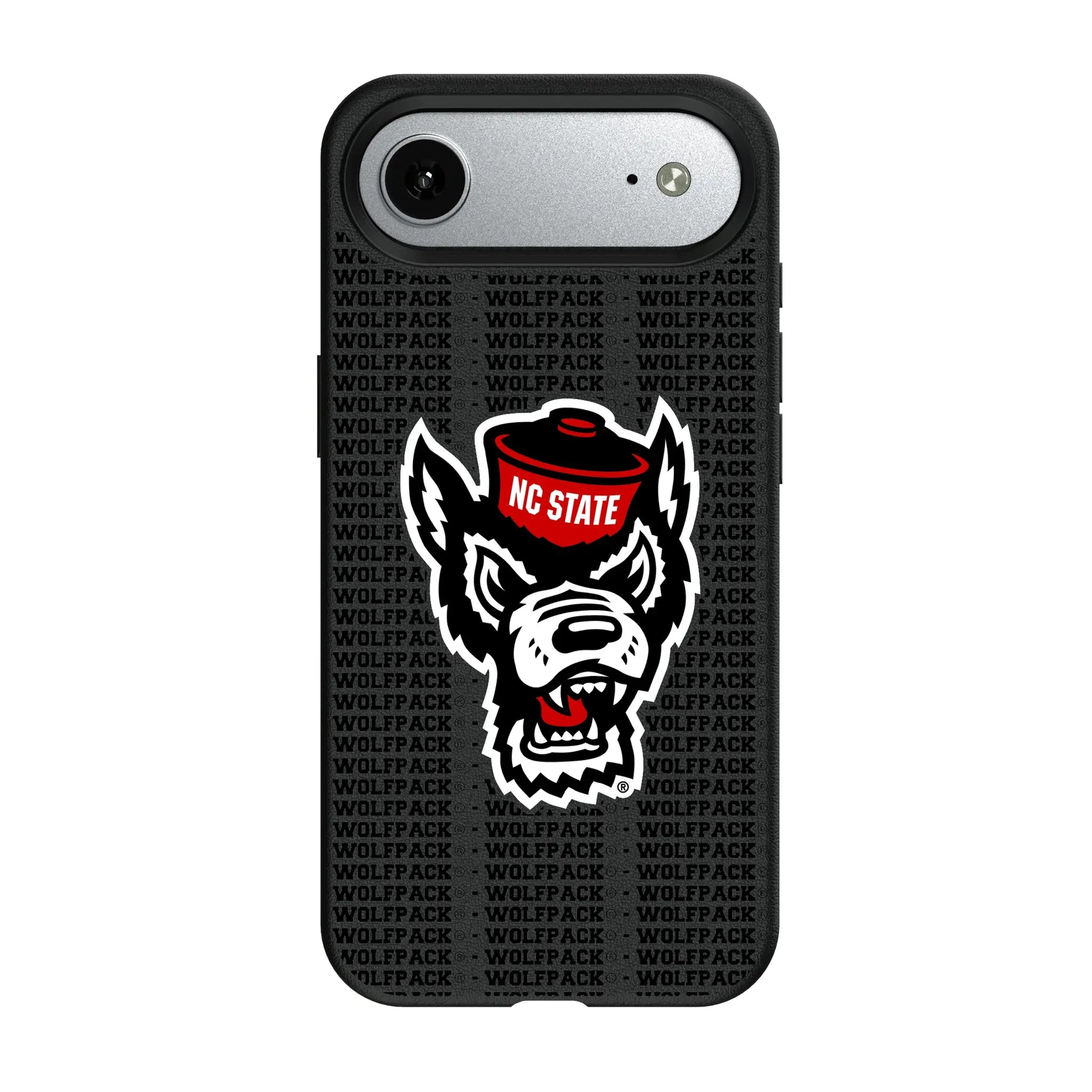 North Carolina State University Wolfpack Text Backdrop iPhone MagSafe Compatible Phone Case for Apple iPhone#Device_iPhone Air