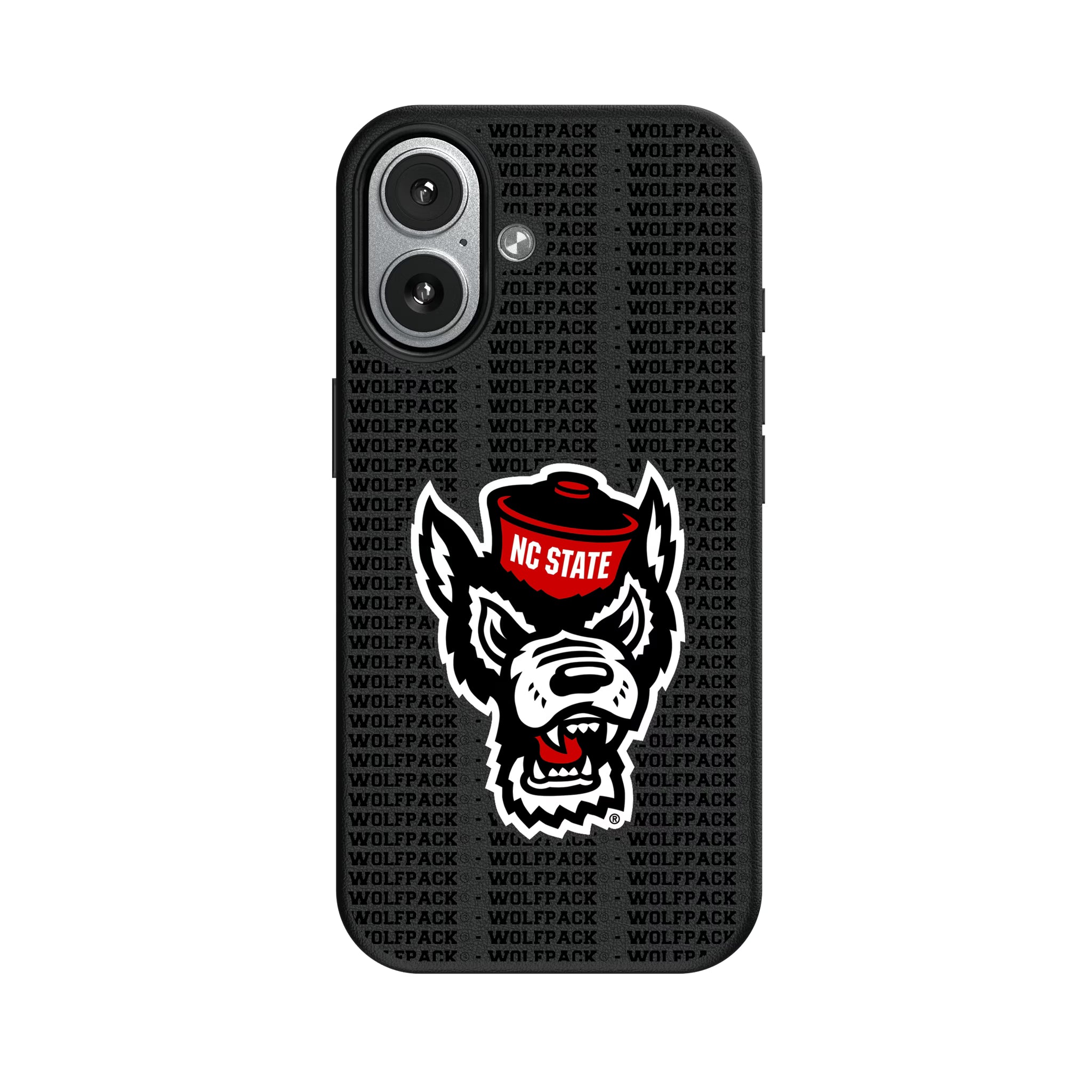 North Carolina State University Wolfpack Text Backdrop iPhone MagSafe Compatible Phone Case for Apple iPhone#Device_iPhone 17