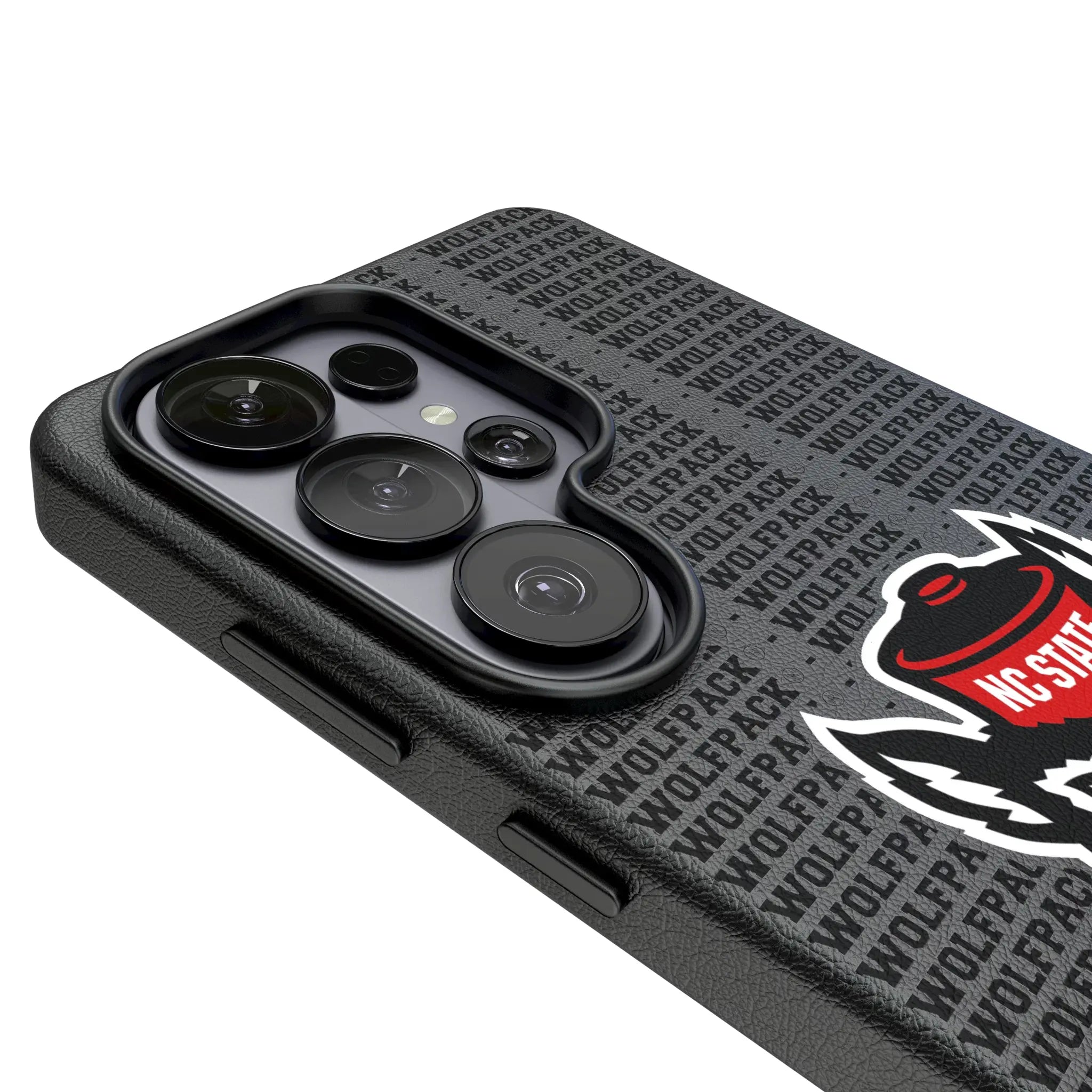 North Carolina State University Wolfpack Text Backdrop Galaxy MagSafe Compatible Phone Case for Samsung Galaxy - Detail#Device_Galaxy S26 Ultra