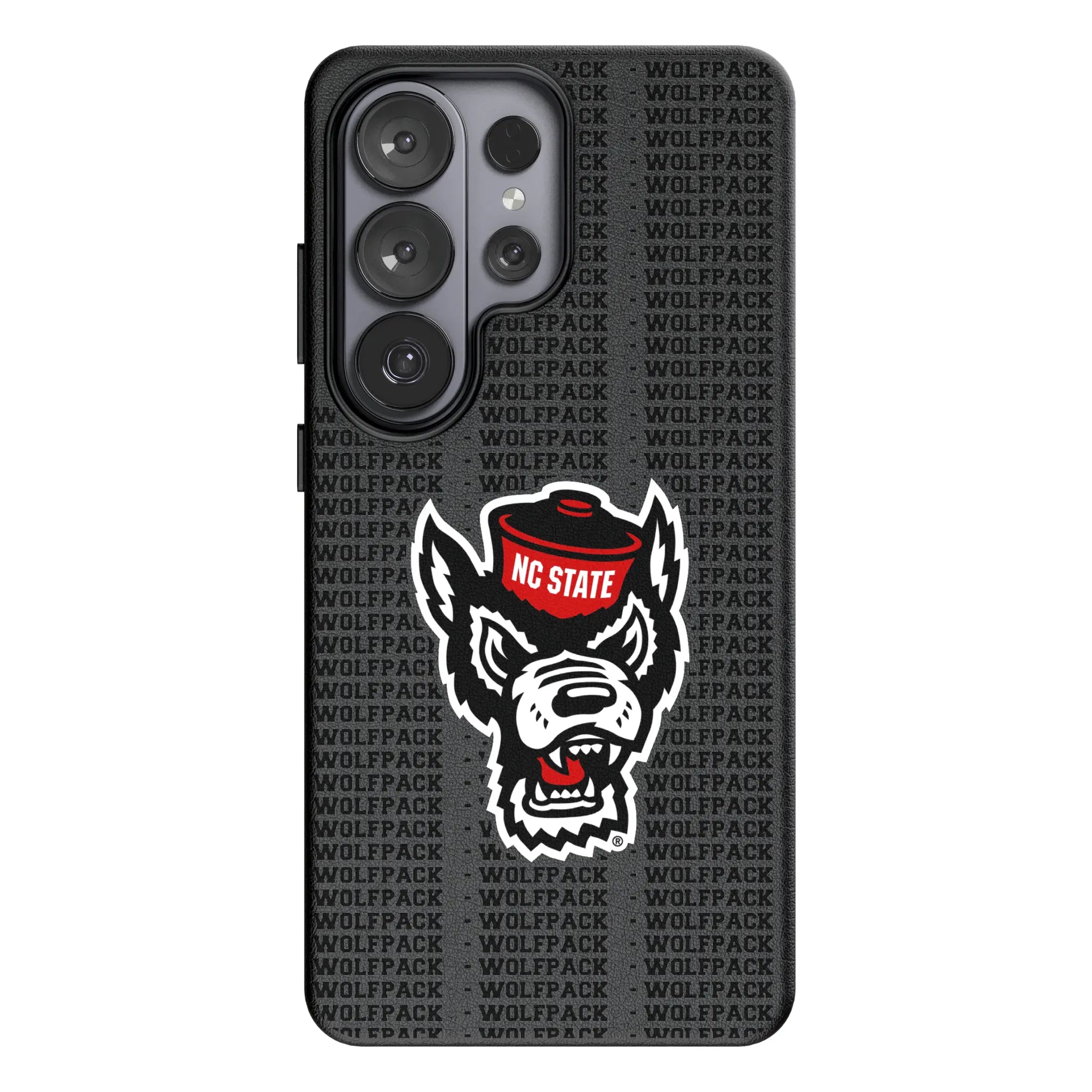 North Carolina State University Wolfpack Text Backdrop Galaxy MagSafe Compatible Phone Case for Samsung Galaxy#Device_Galaxy S26 Ultra