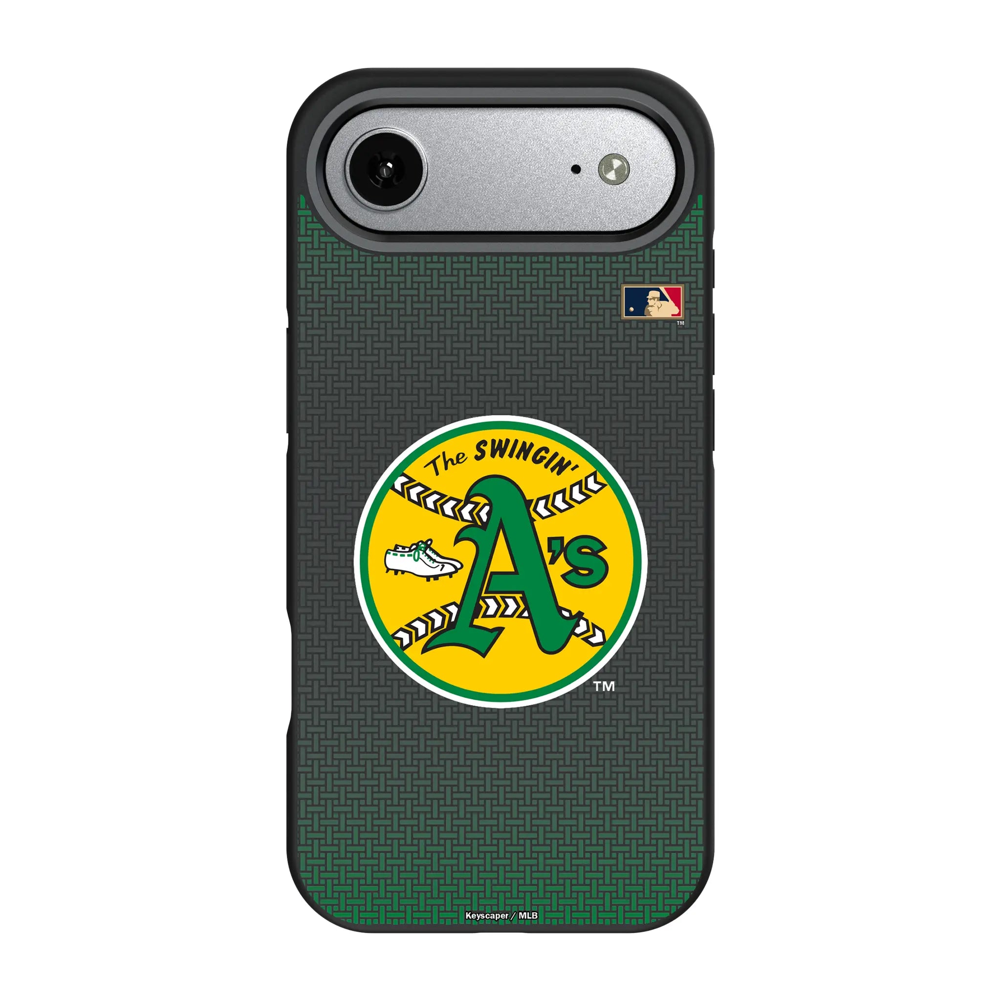 Oakland As 1971-1981 - Cooperstown Collection Linen iPhone Bump Phone Case for Apple iPhone#Device_iPhone Air