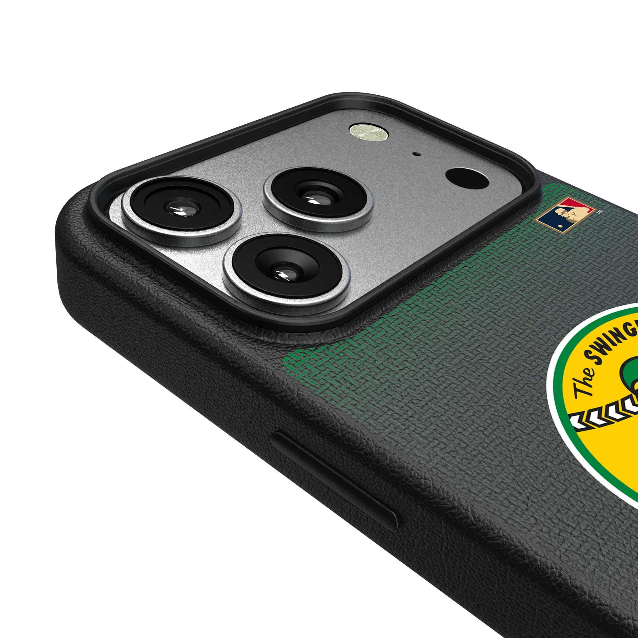 Oakland As 1971-1981 - Cooperstown Collection Linen iPhone MagSafe Compatible Phone Case for Apple iPhone - Detail#Device_iPhone 17 Pro